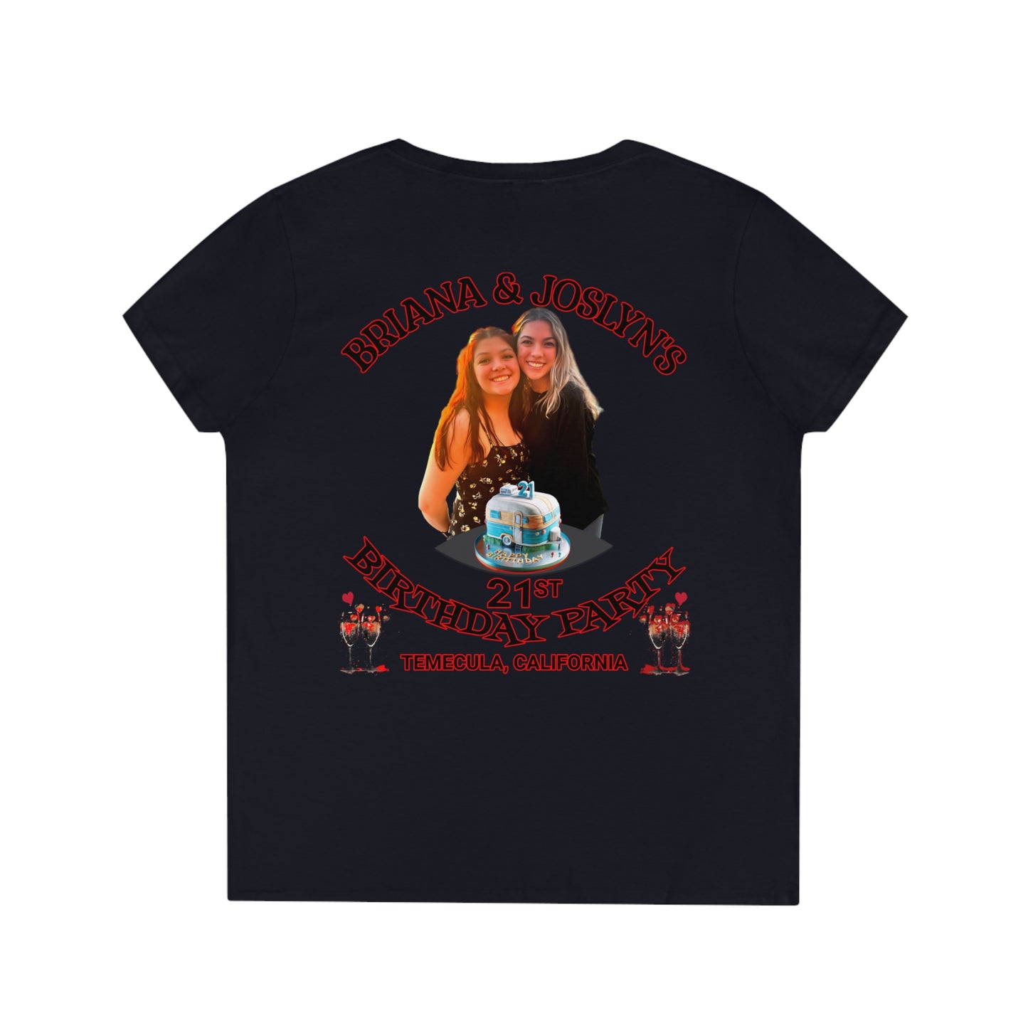 TWINS Ladies' V-Neck T-Shirt