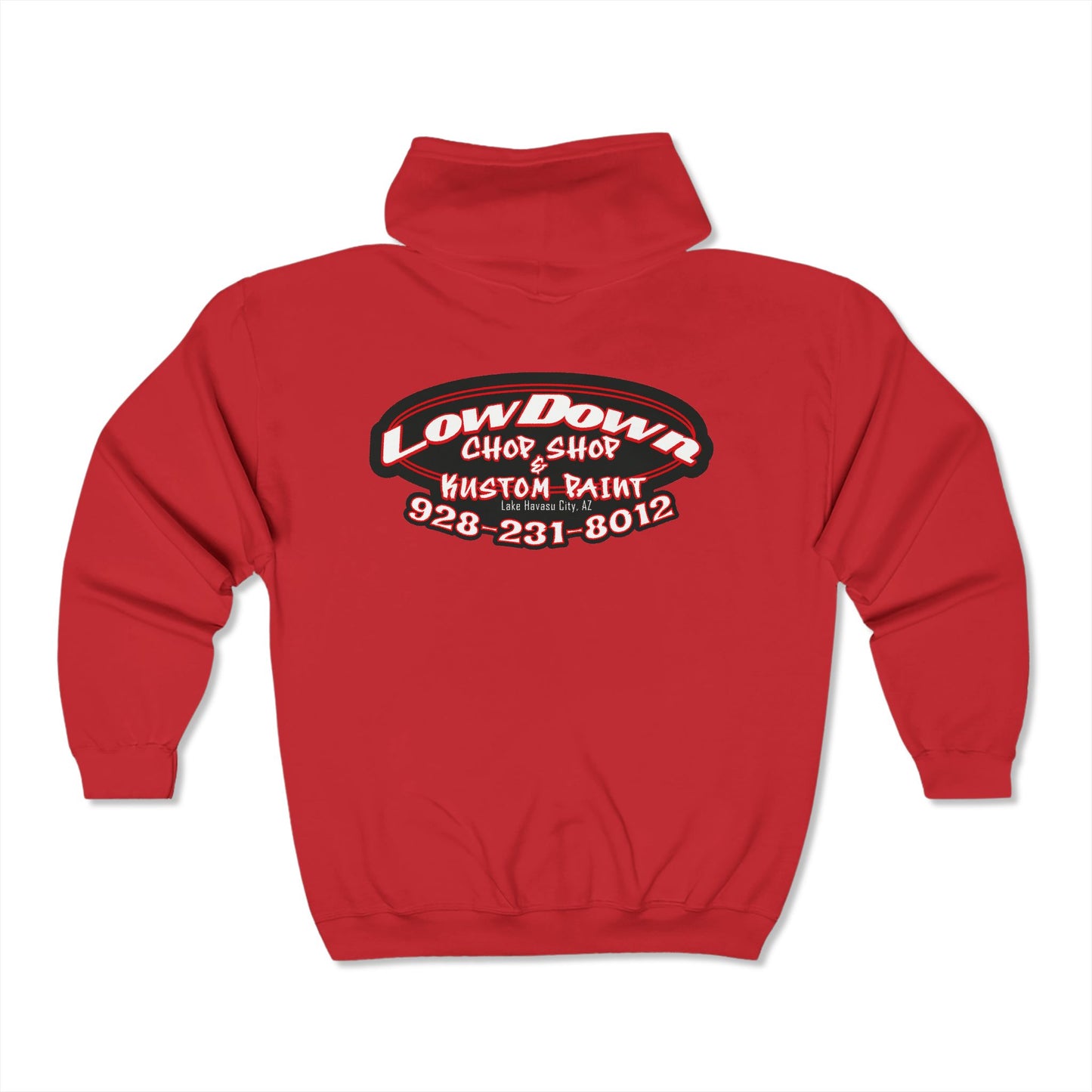 Low Down Full Zip Hoodie for Everyone - Perfect for Work or Casual Wear