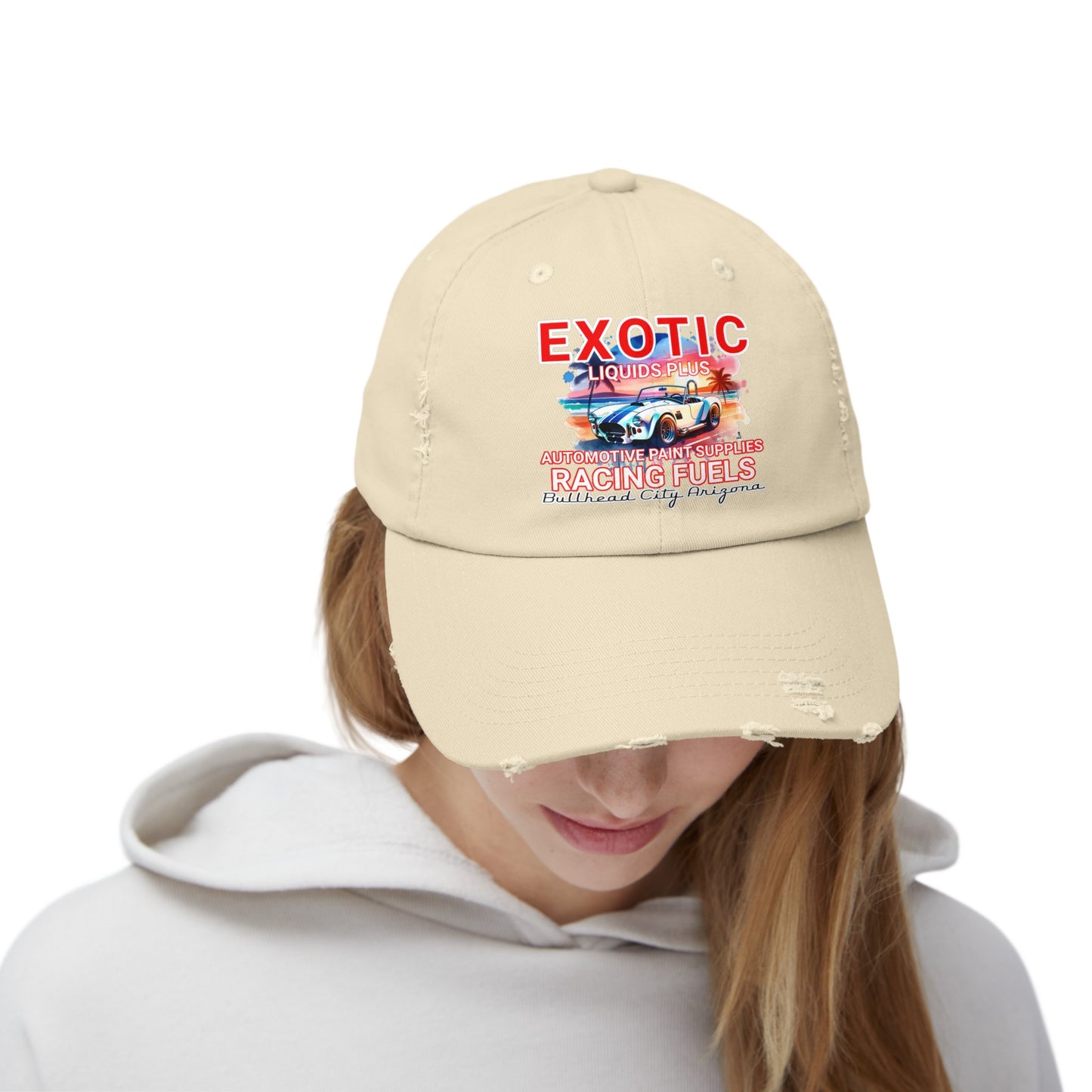 EXOTIC Unisex Distressed Cap