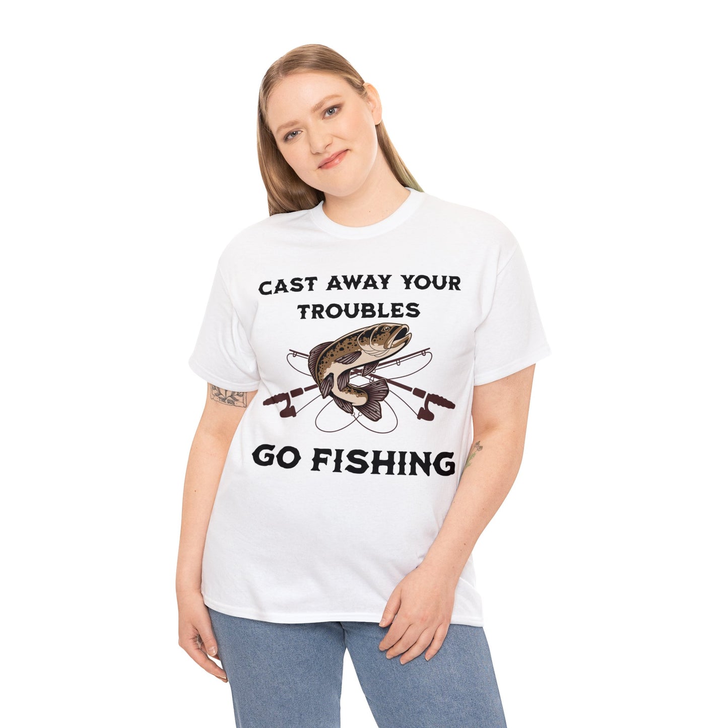 FISHING 4 Unisex Heavy Cotton Tee