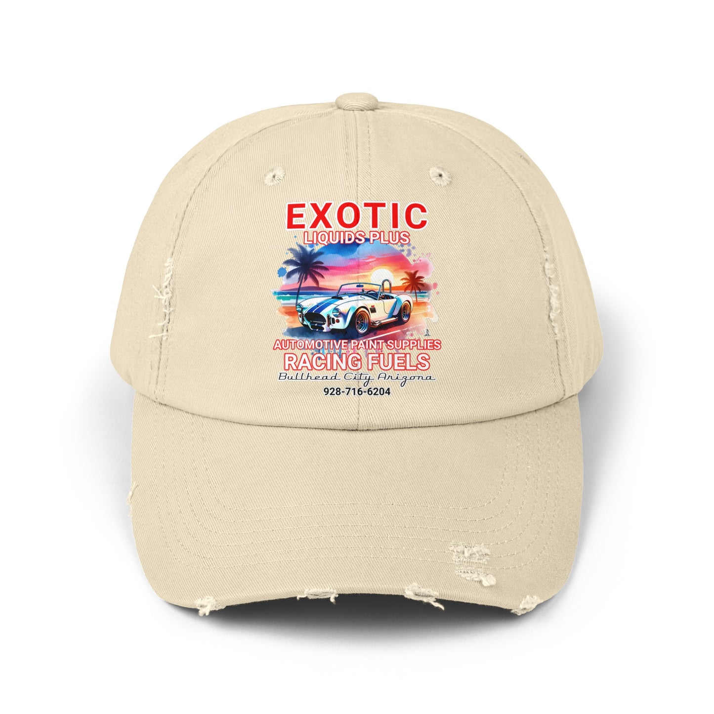 EXOTIC Unisex Distressed Cap