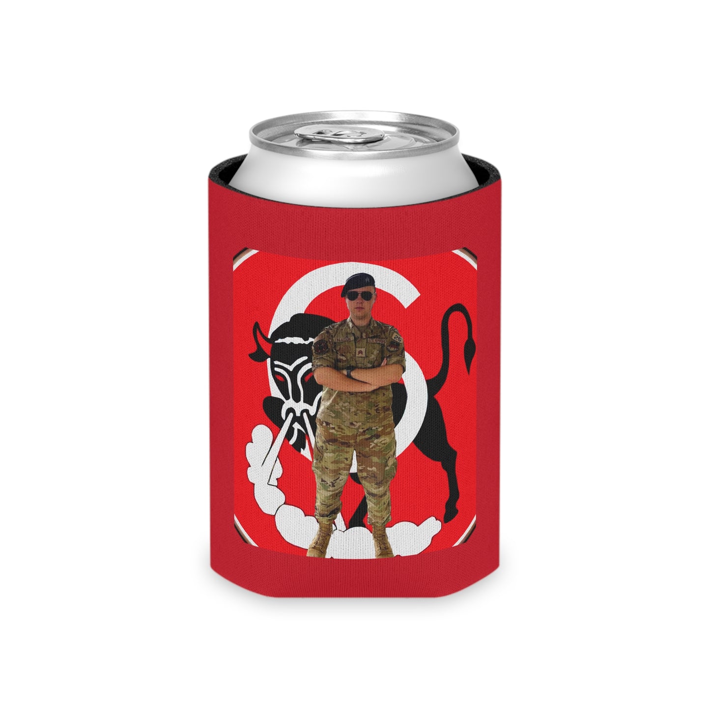 AIR FORCE Personalized Military Graduation Can Cooler - Custom Design for Commissioning Ceremony