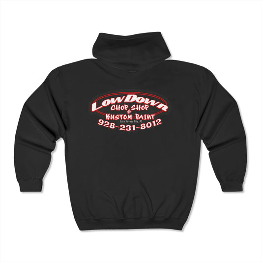 Low Down Full Zip Hoodie for Everyone - Perfect for Work or Casual Wear