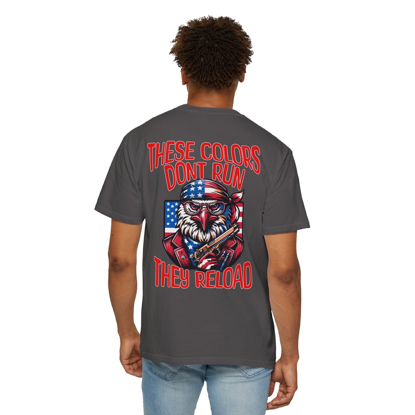 DONT RUN Unisex Garment-Dyed T-shirt
