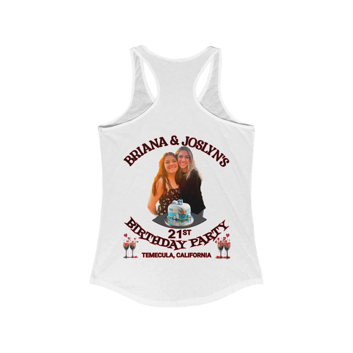 TWINS Women's Ideal Racerback Tank