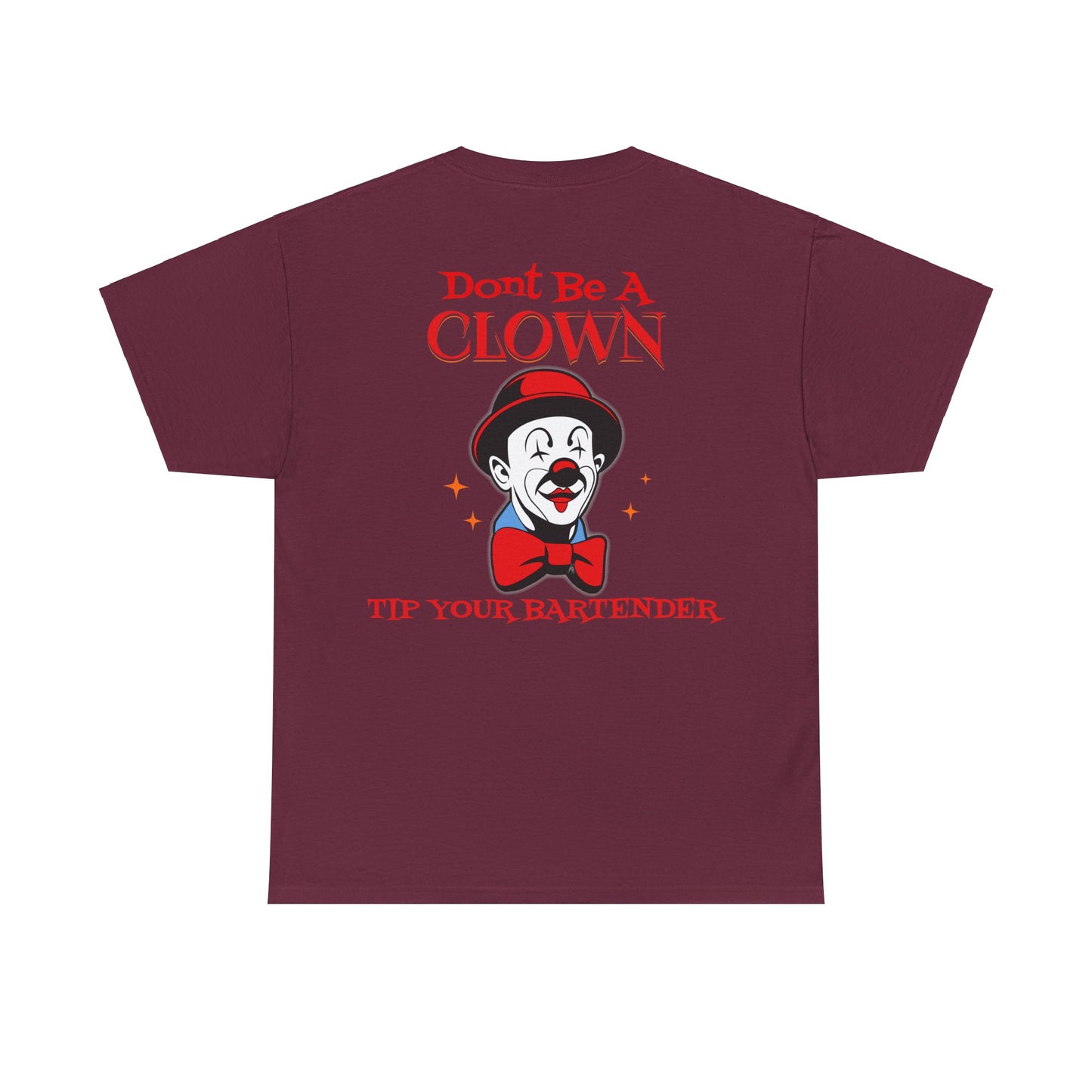 BARTENDER ON BACK  Unisex Heavy Cotton Tee