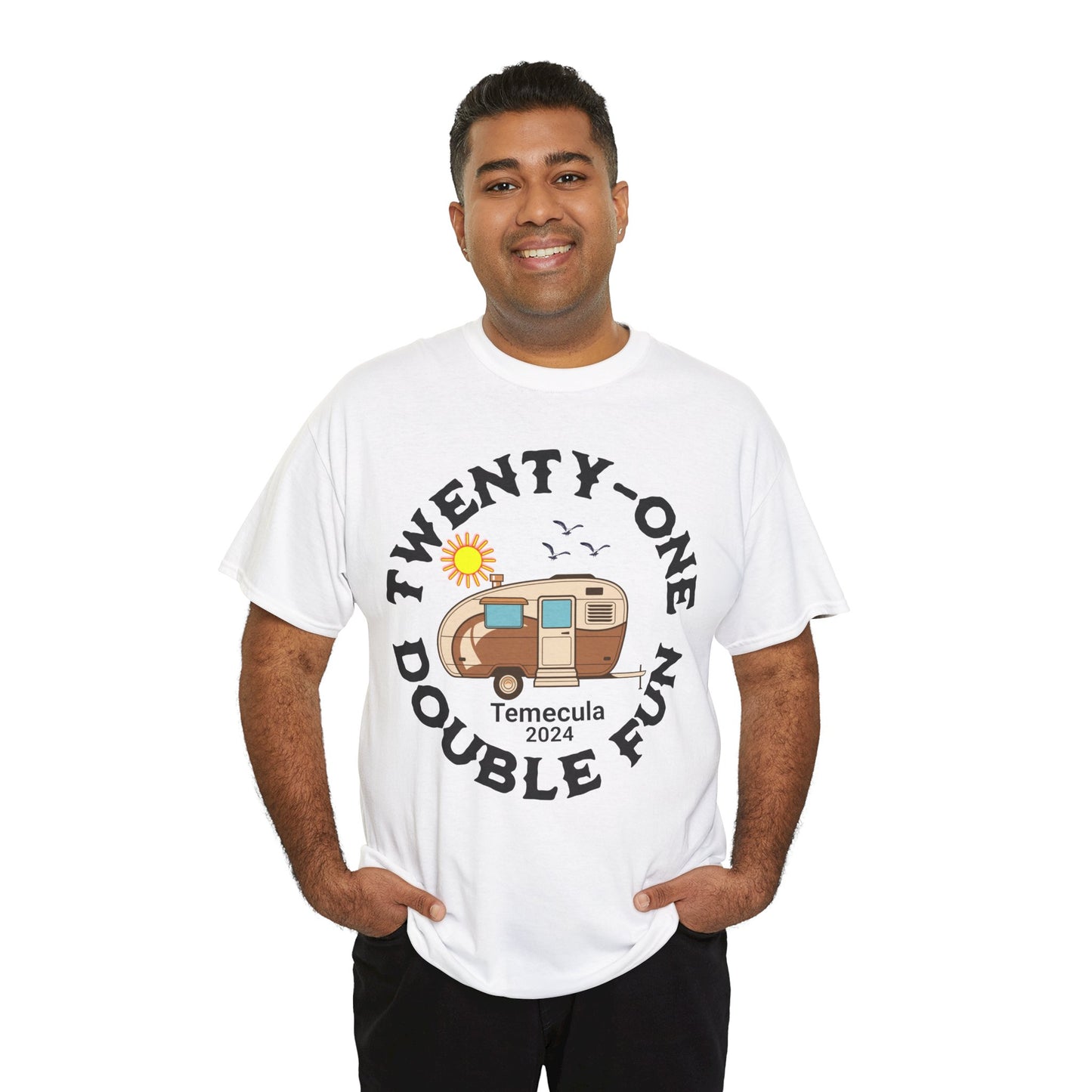 TWINS   Unisex Heavy Cotton Tee