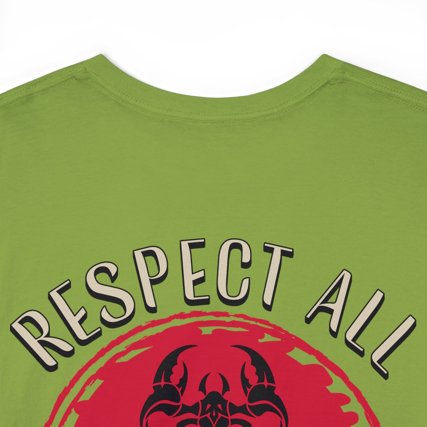 RESPECT ON BACK Unisex Heavy Cotton Tee