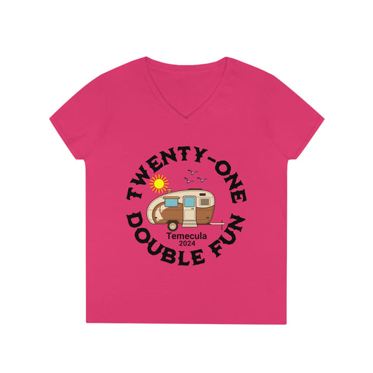 TWINS Ladies' V-Neck T-Shirt