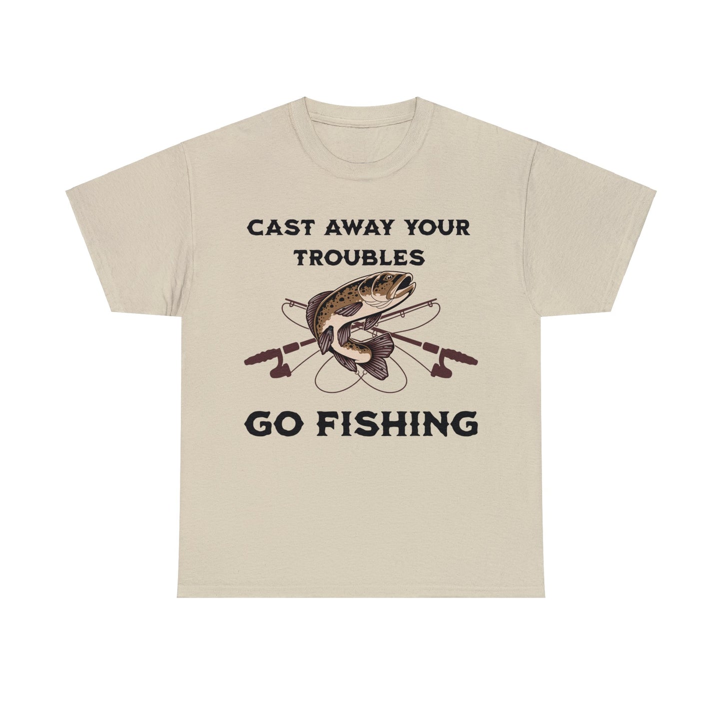 FISHING 3 Unisex Heavy Cotton Tee