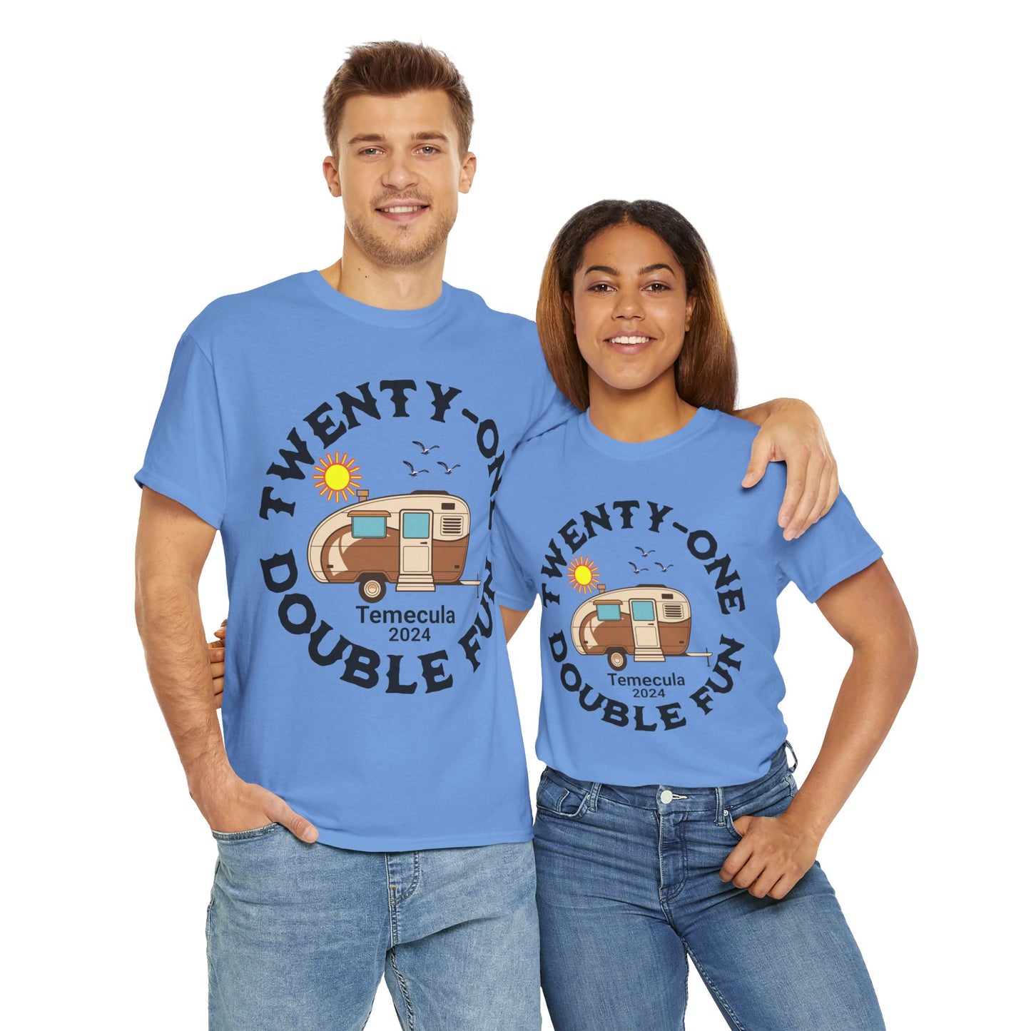 TWINS   Unisex Heavy Cotton Tee