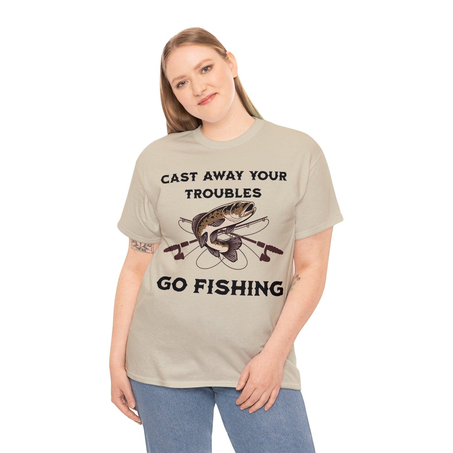 FISHING 4 Unisex Heavy Cotton Tee