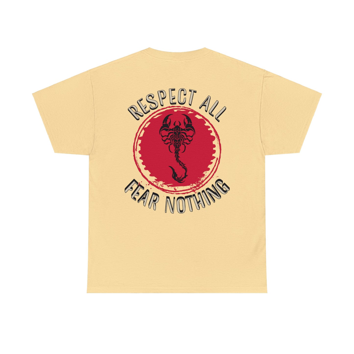 RESPECT ON BACK Unisex Heavy Cotton Tee