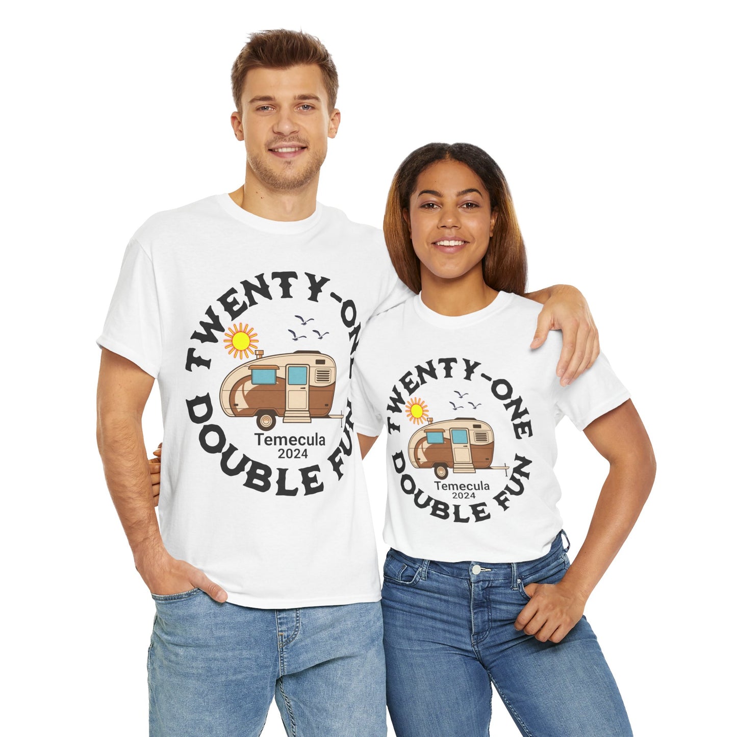 TWINS   Unisex Heavy Cotton Tee