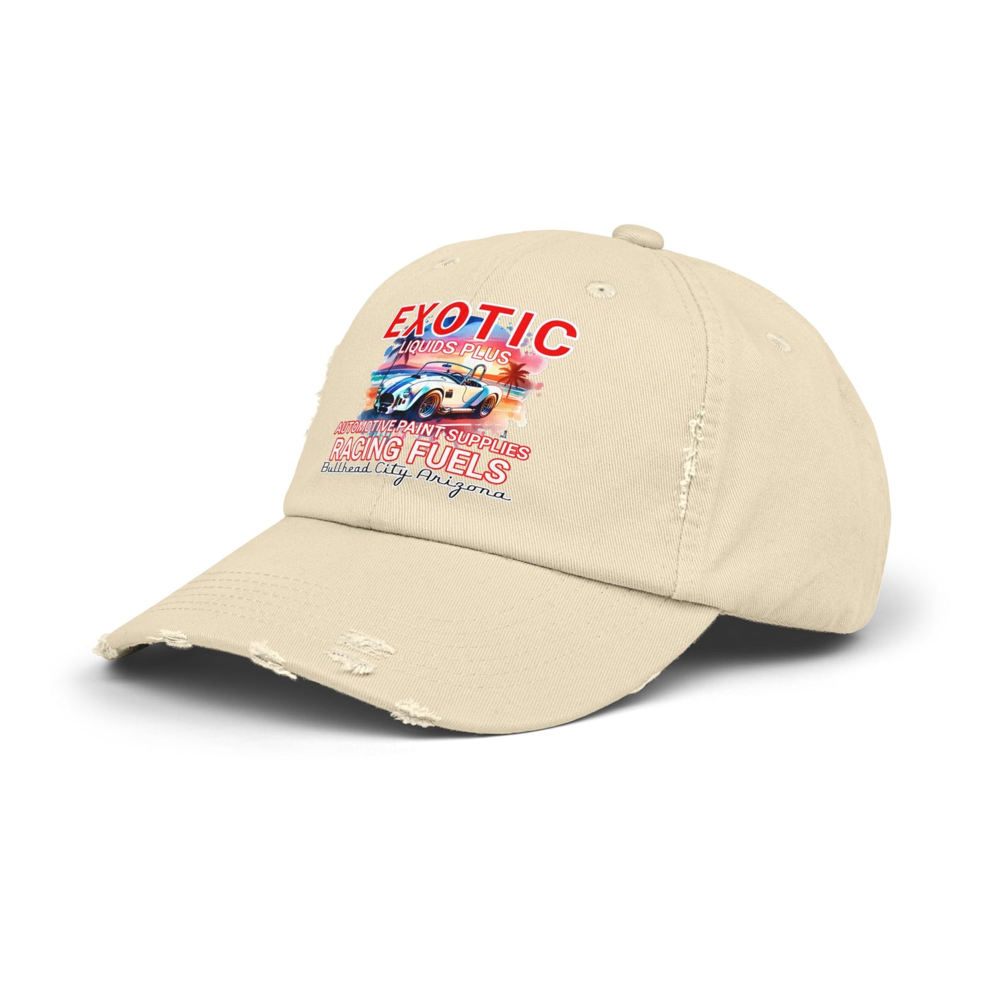 EXOTIC Unisex Distressed Cap