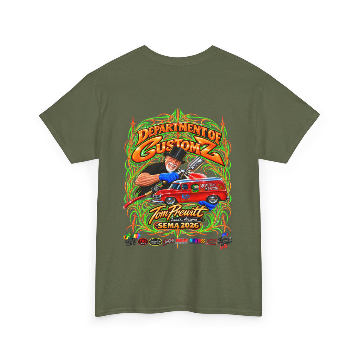 AAAA Department of Customz Retro Car Culture T-Shirt