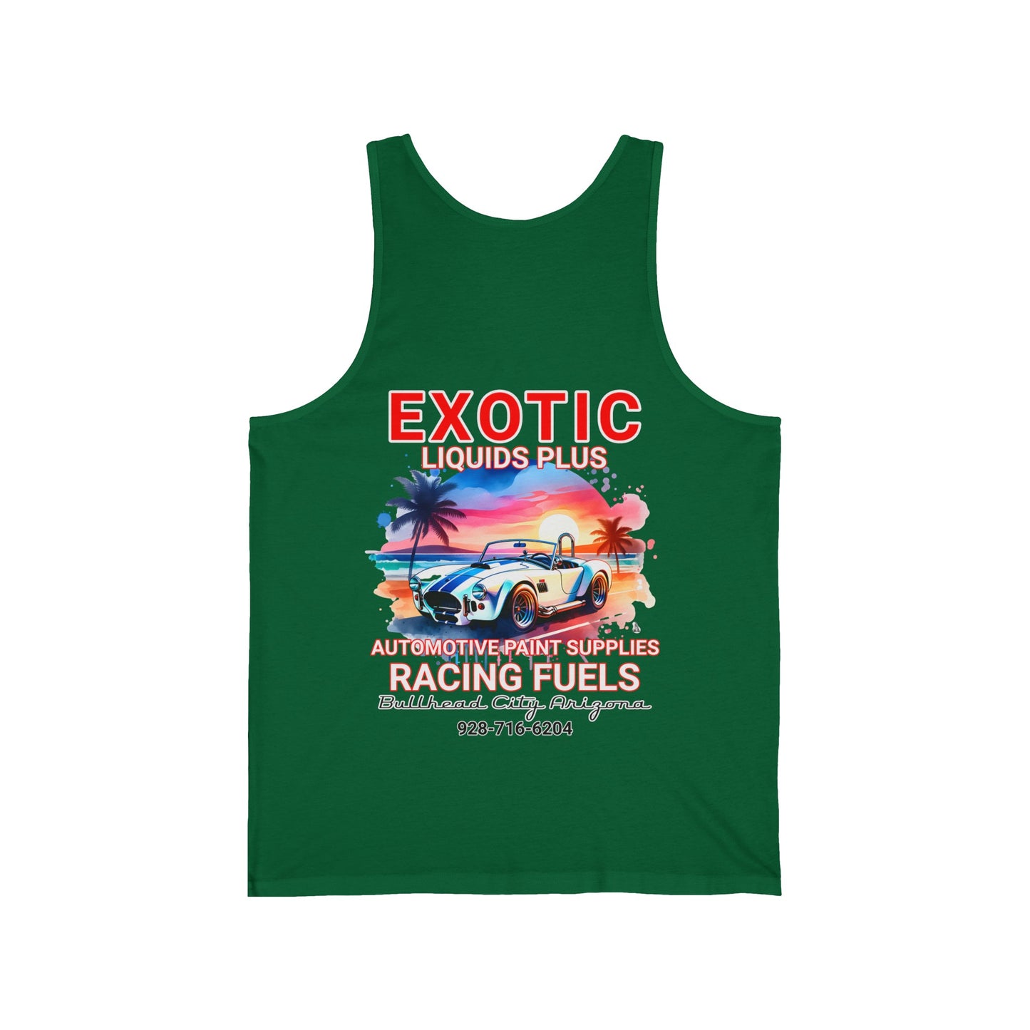 EXOTIC TANK BACK Unisex Jersey Tank