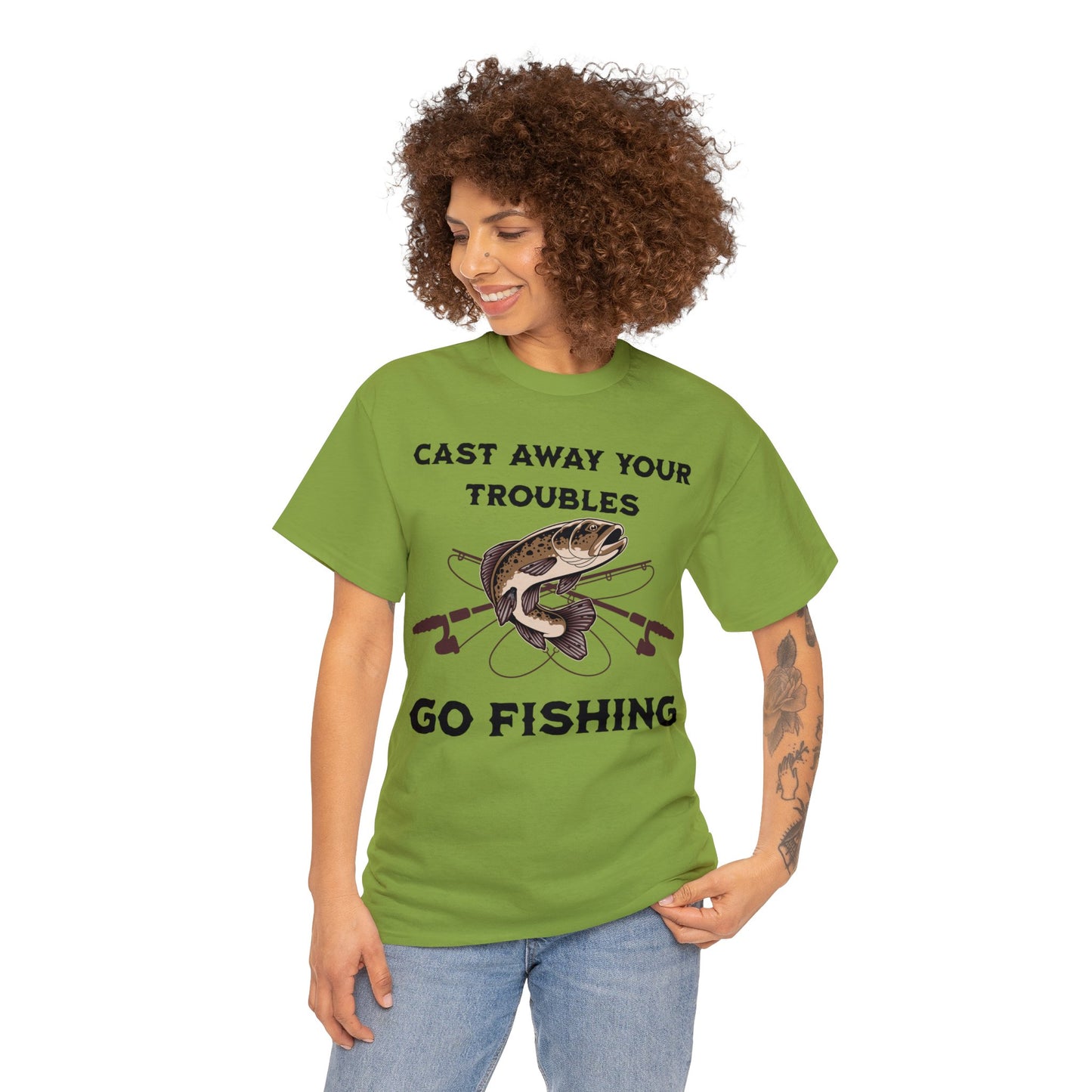 FISHING 4 Unisex Heavy Cotton Tee