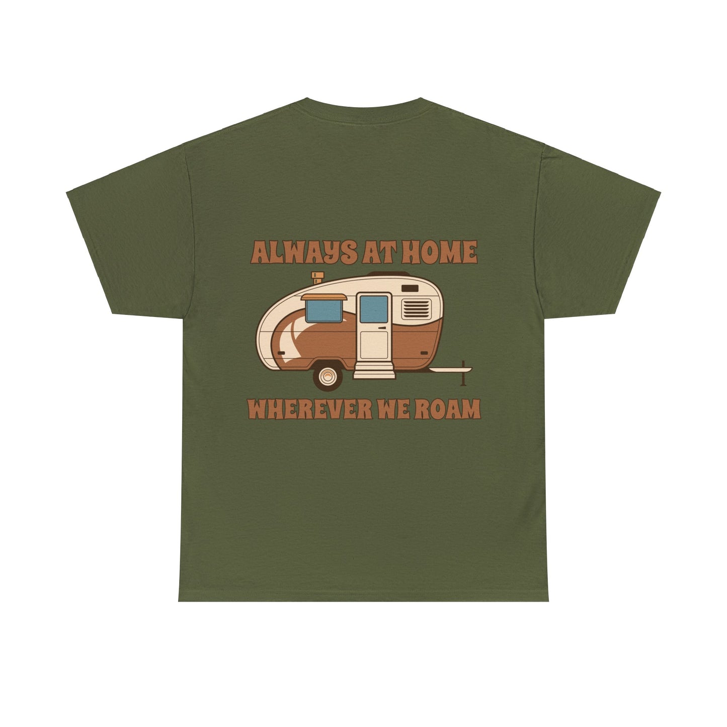 CAMPING ON BACK Unisex Heavy Cotton Tee