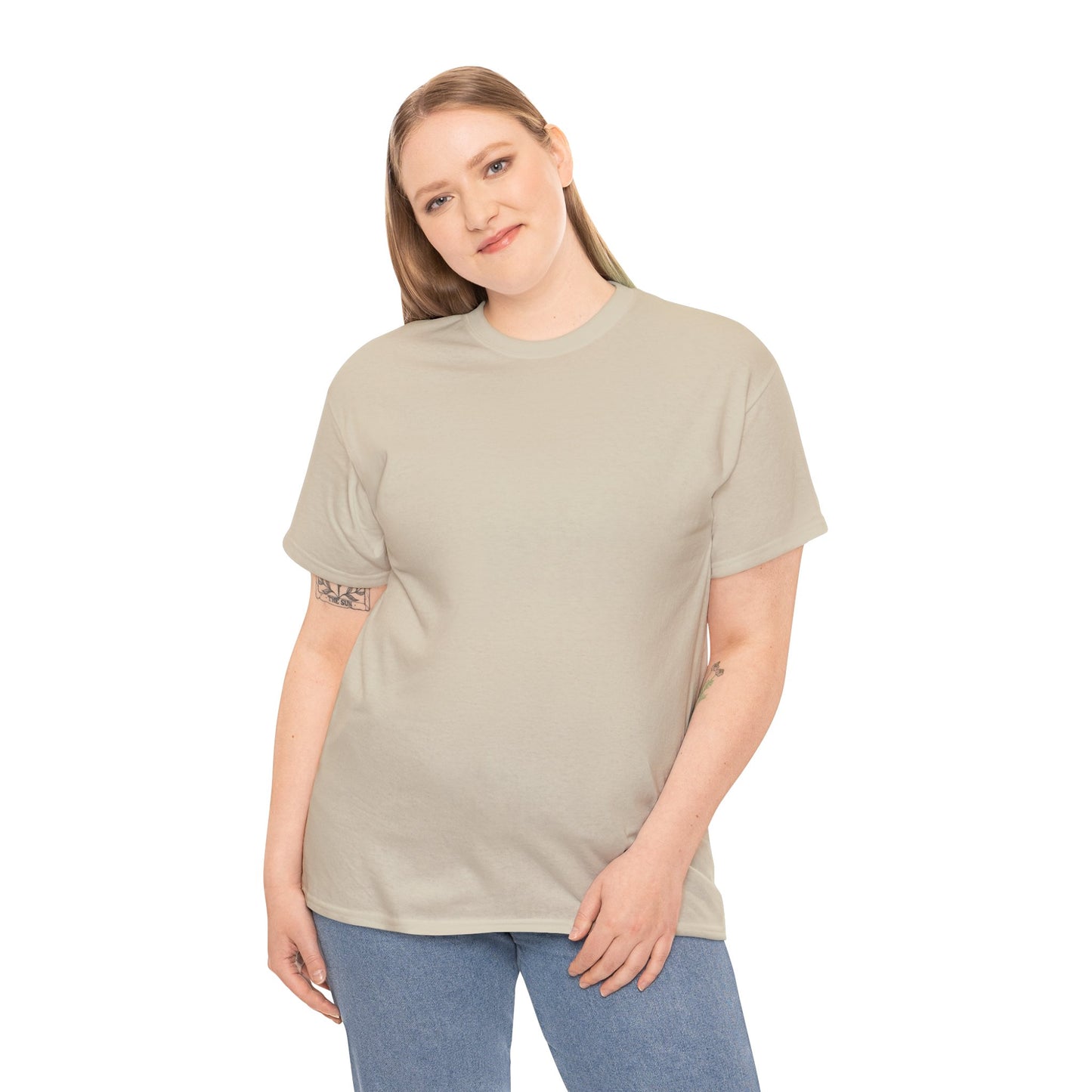 FISHING ON BACK Unisex Heavy Cotton Tee