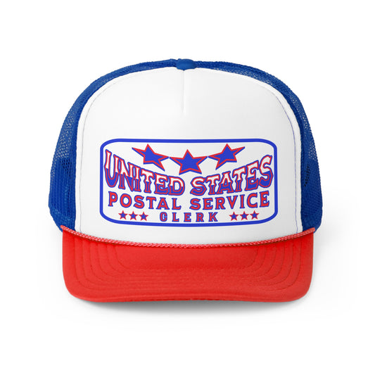 POSTAL CLERK Trucker Caps