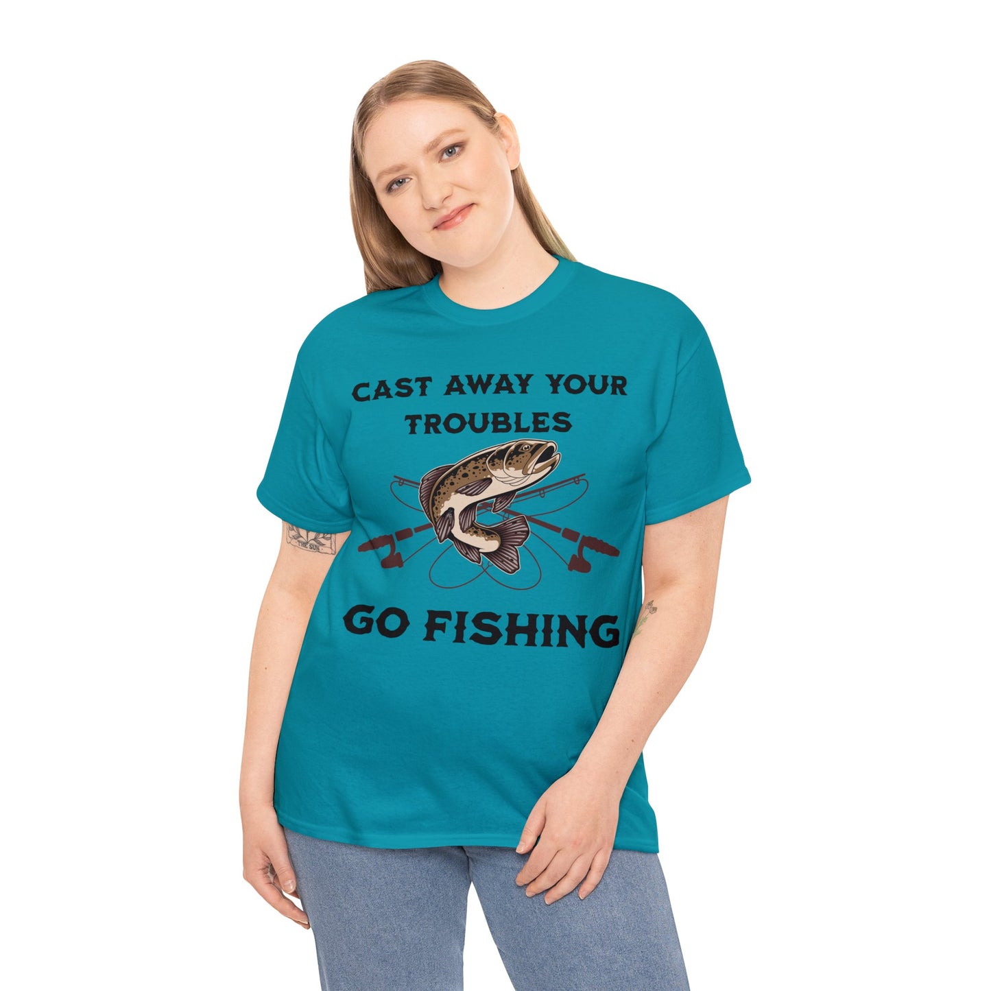 FISHING 4 Unisex Heavy Cotton Tee