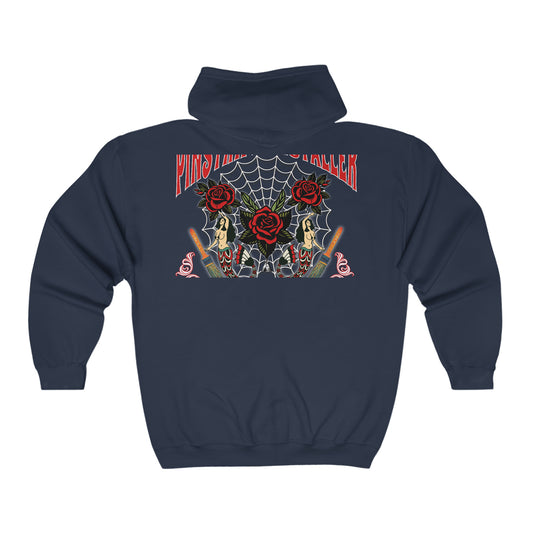 PINSTRIPER 1SW Unisex Heavy Blend™ Full Zip Hooded Sweatshirt