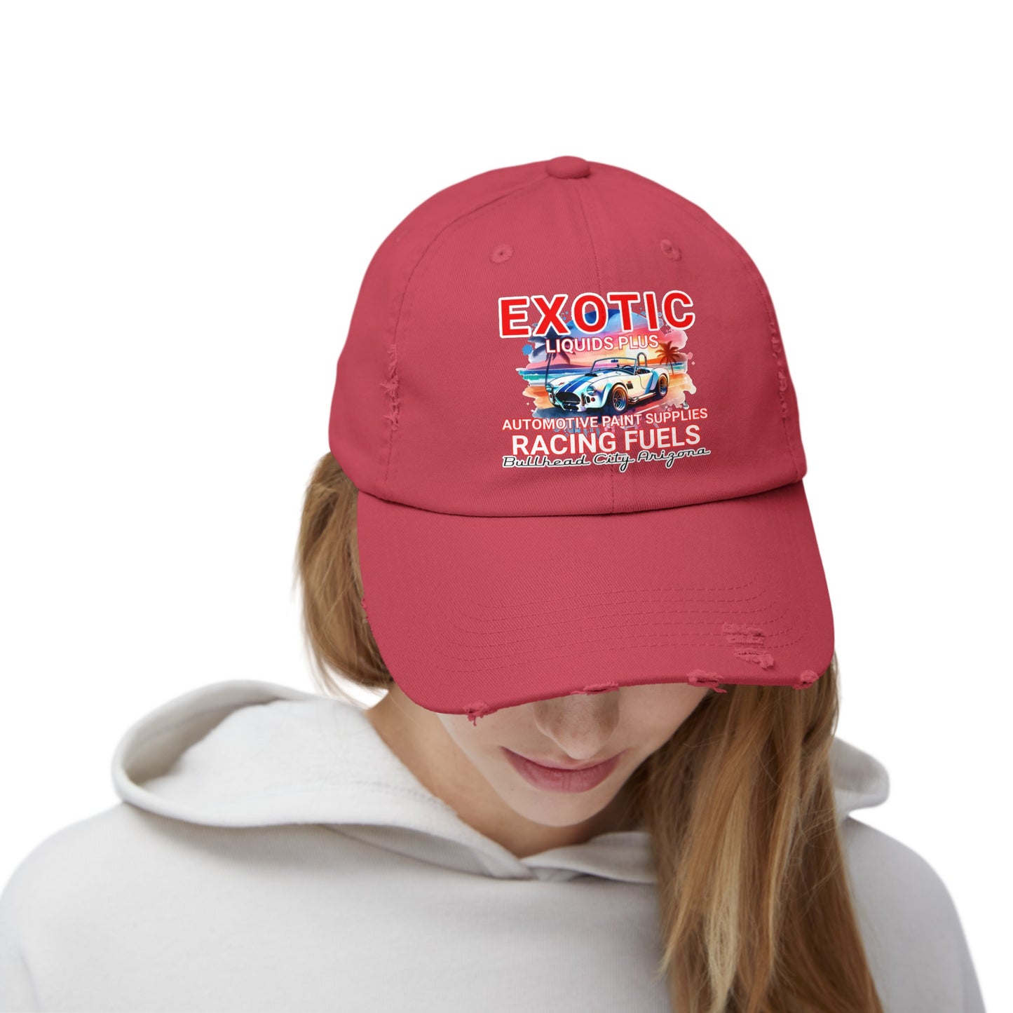 EXOTIC Unisex Distressed Cap