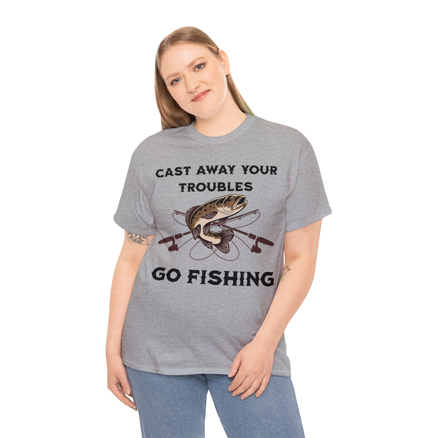 FISHING 4 Unisex Heavy Cotton Tee