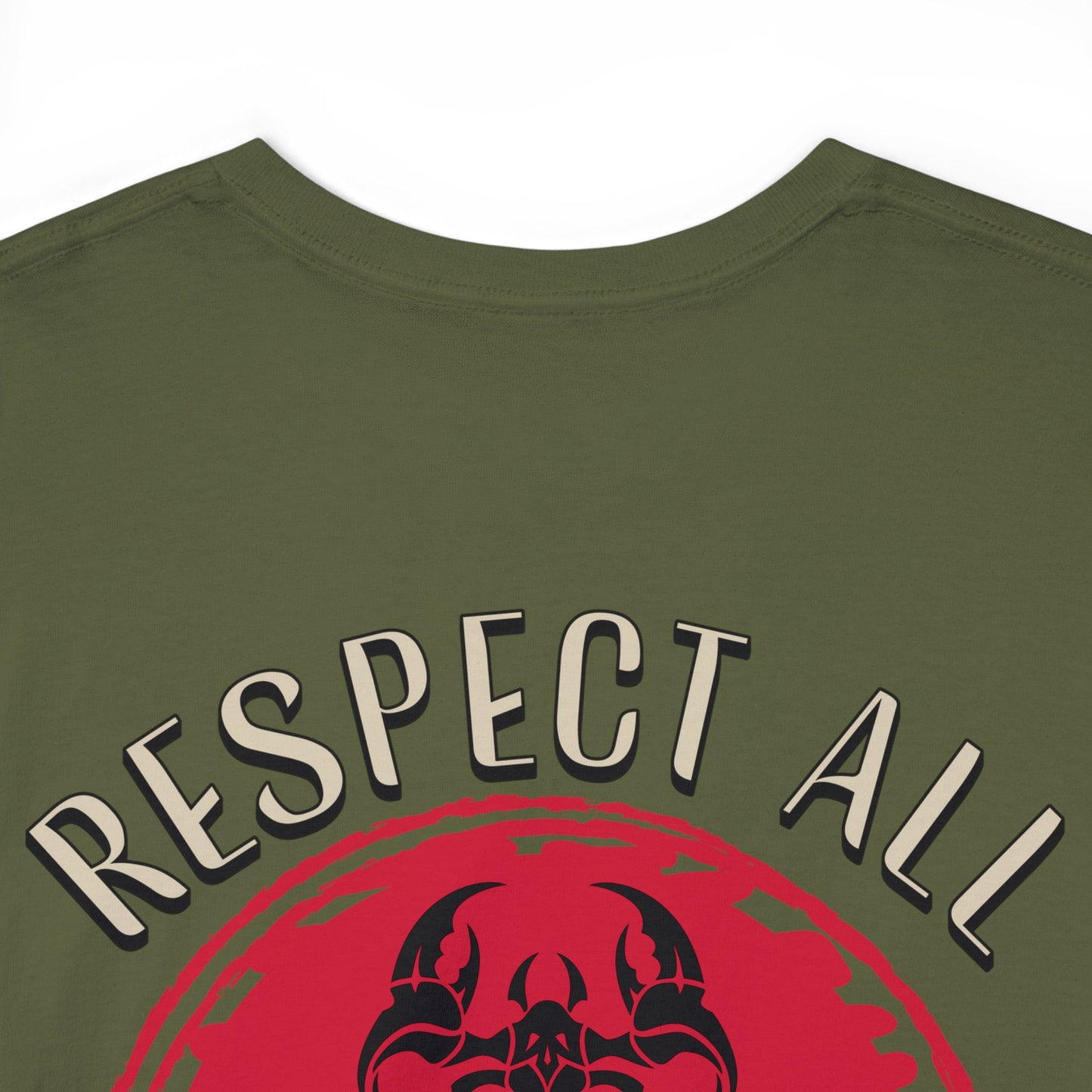 RESPECT ON BACK Unisex Heavy Cotton Tee