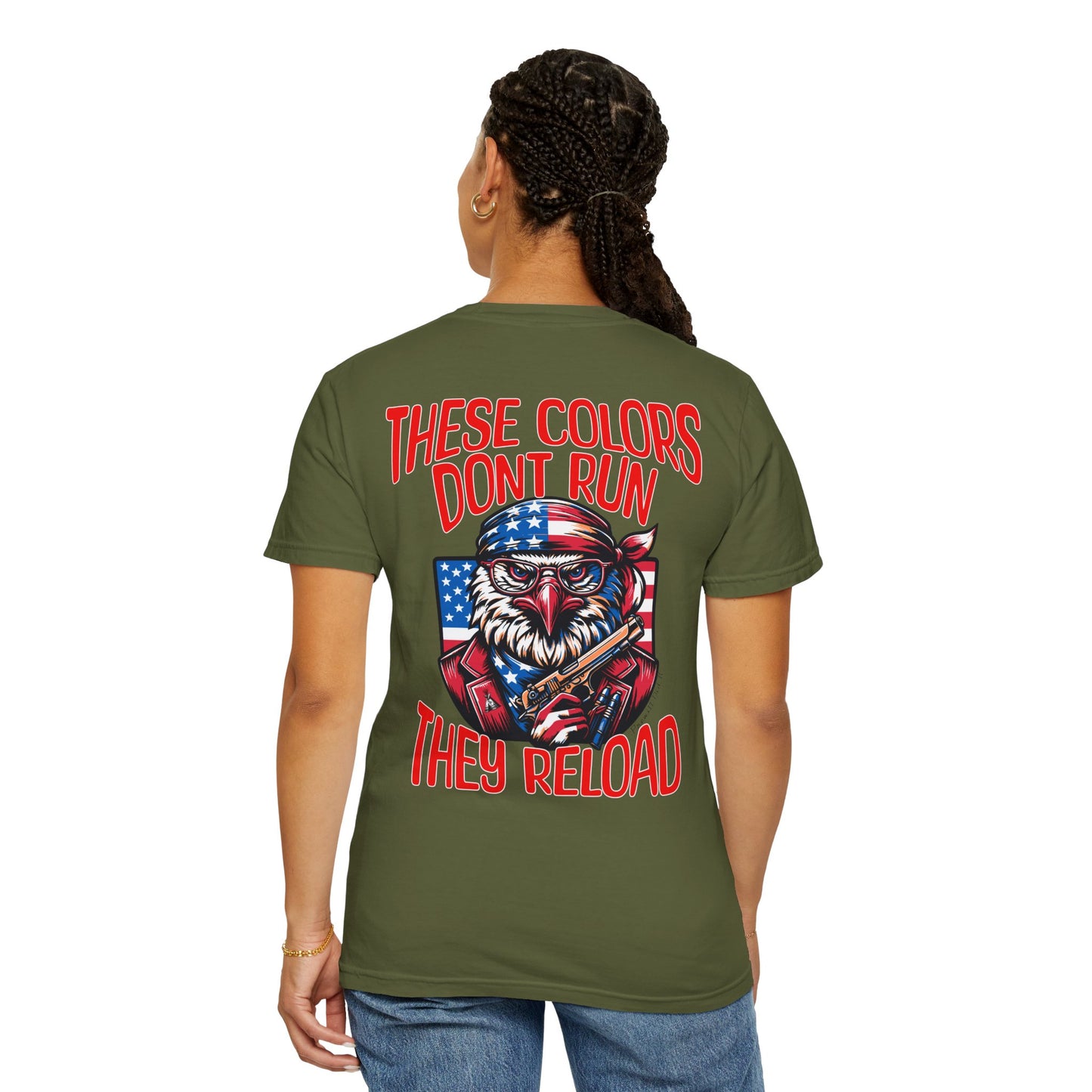 DONT RUN Unisex Garment-Dyed T-shirt