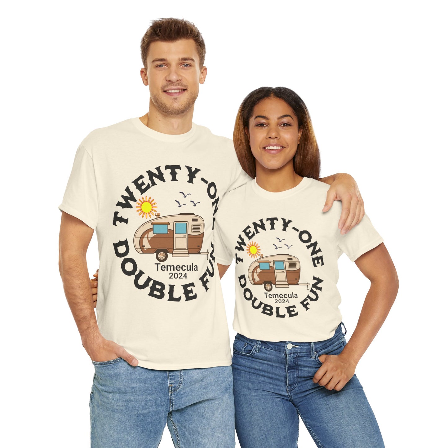 TWINS   Unisex Heavy Cotton Tee