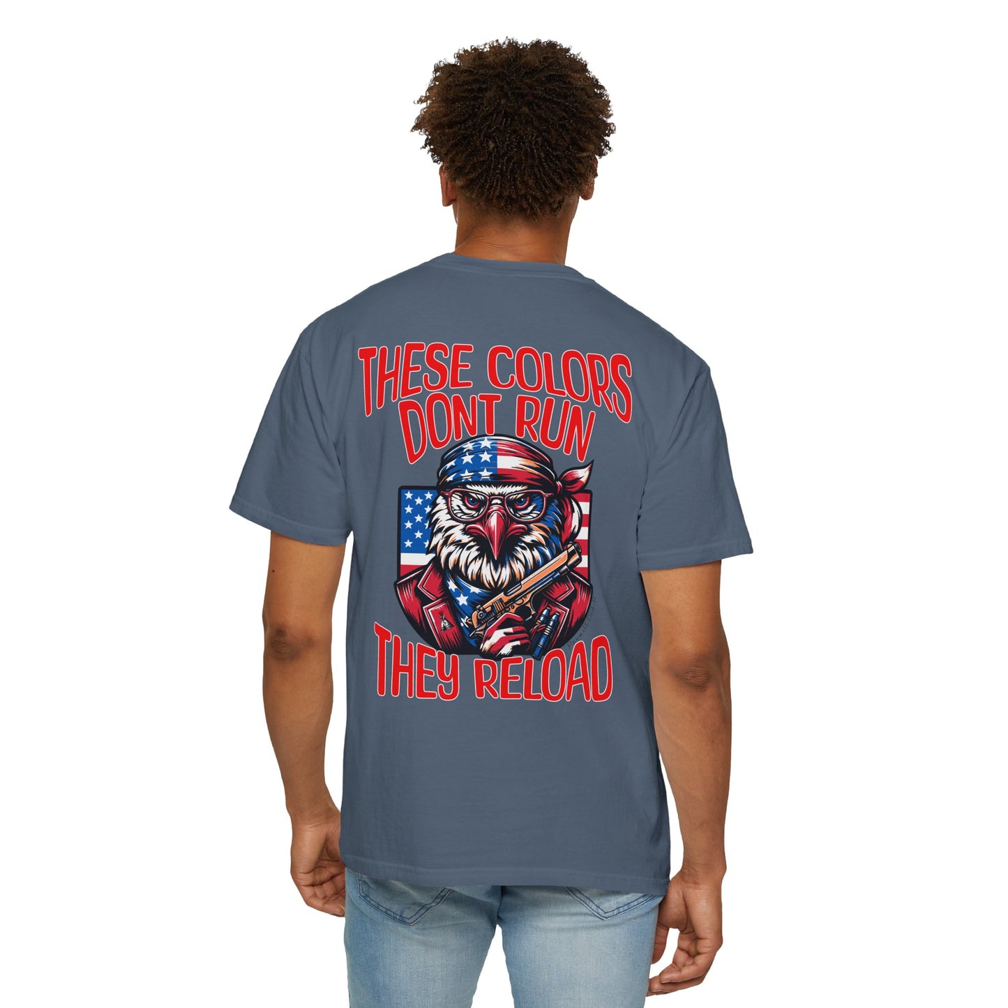 DONT RUN Unisex Garment-Dyed T-shirt
