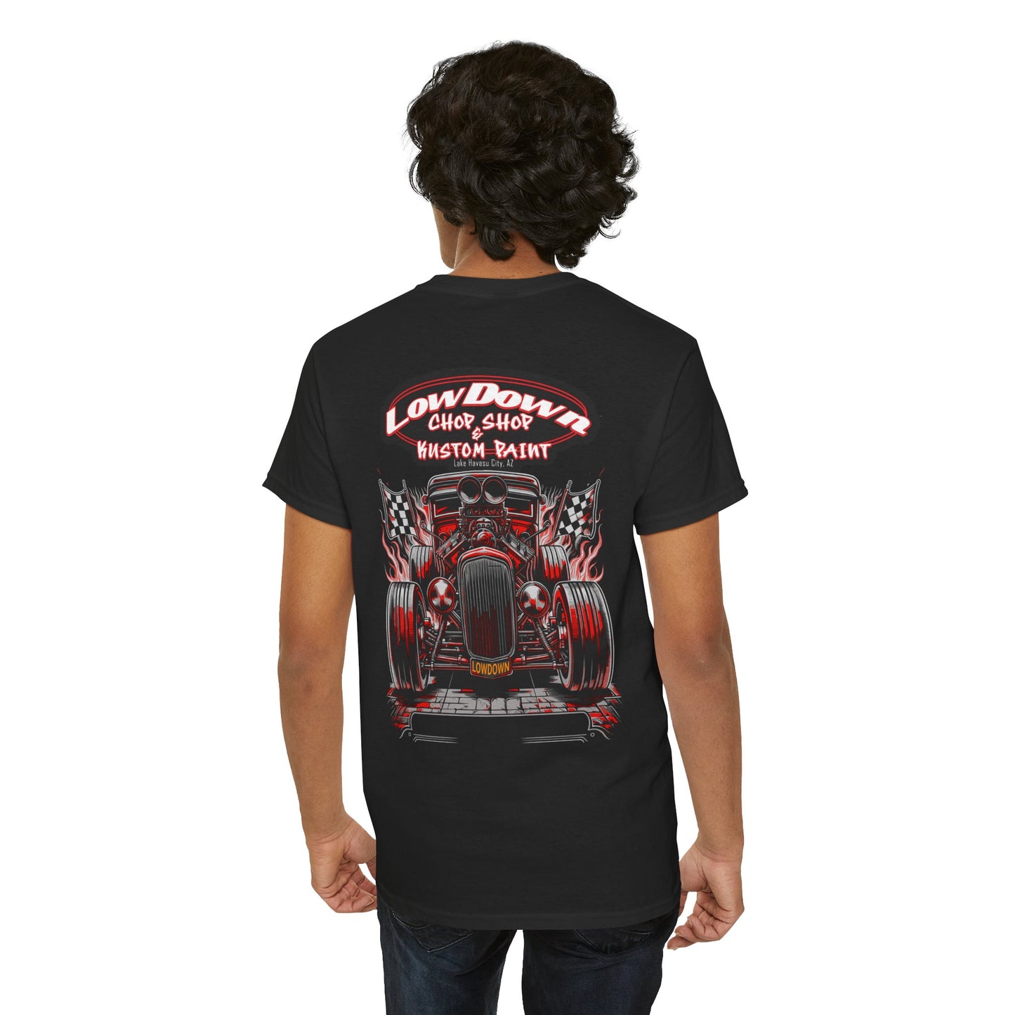 Vintage Low Down Chop Shop  Heavy Cotton Tee