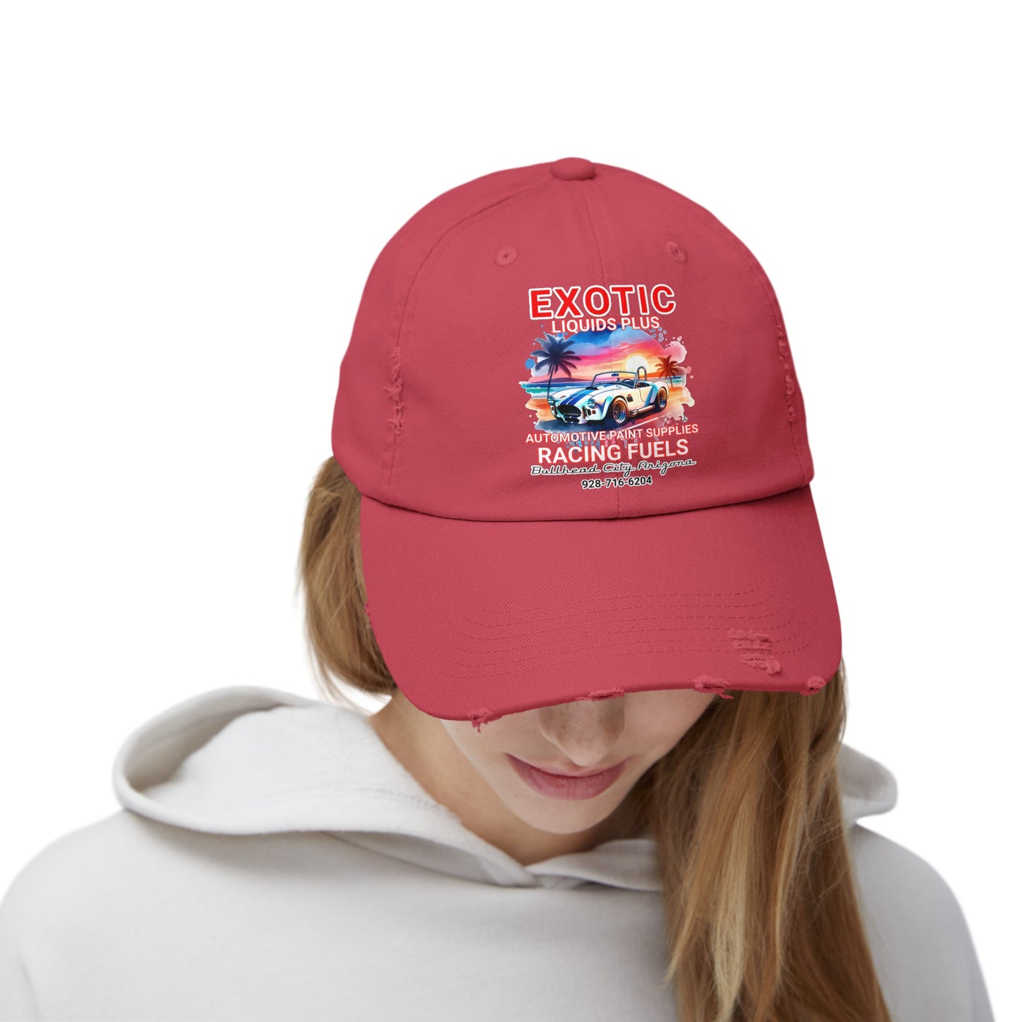 EXOTIC Unisex Distressed Cap