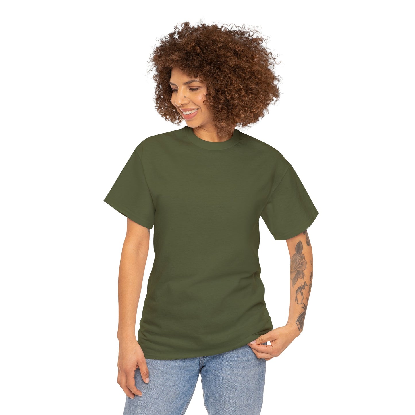 BARTENDER FAME AND MONEYON BACK  Unisex Heavy Cotton Tee