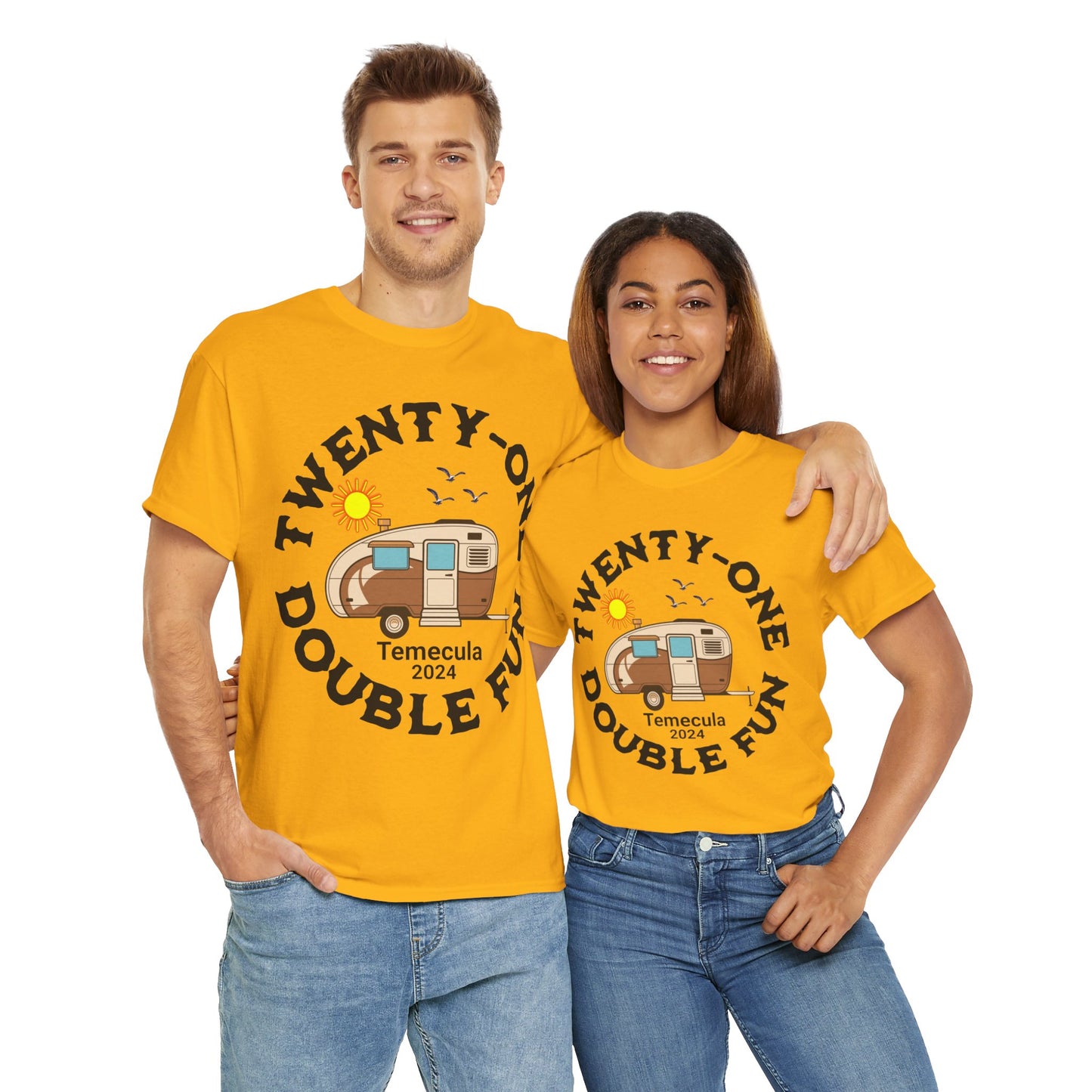 TWINS   Unisex Heavy Cotton Tee