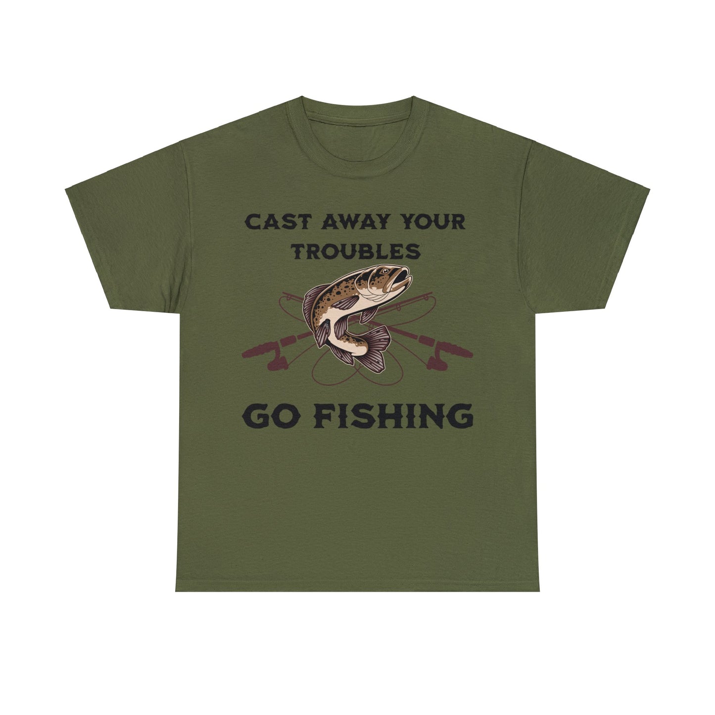 FISHING 4 Unisex Heavy Cotton Tee
