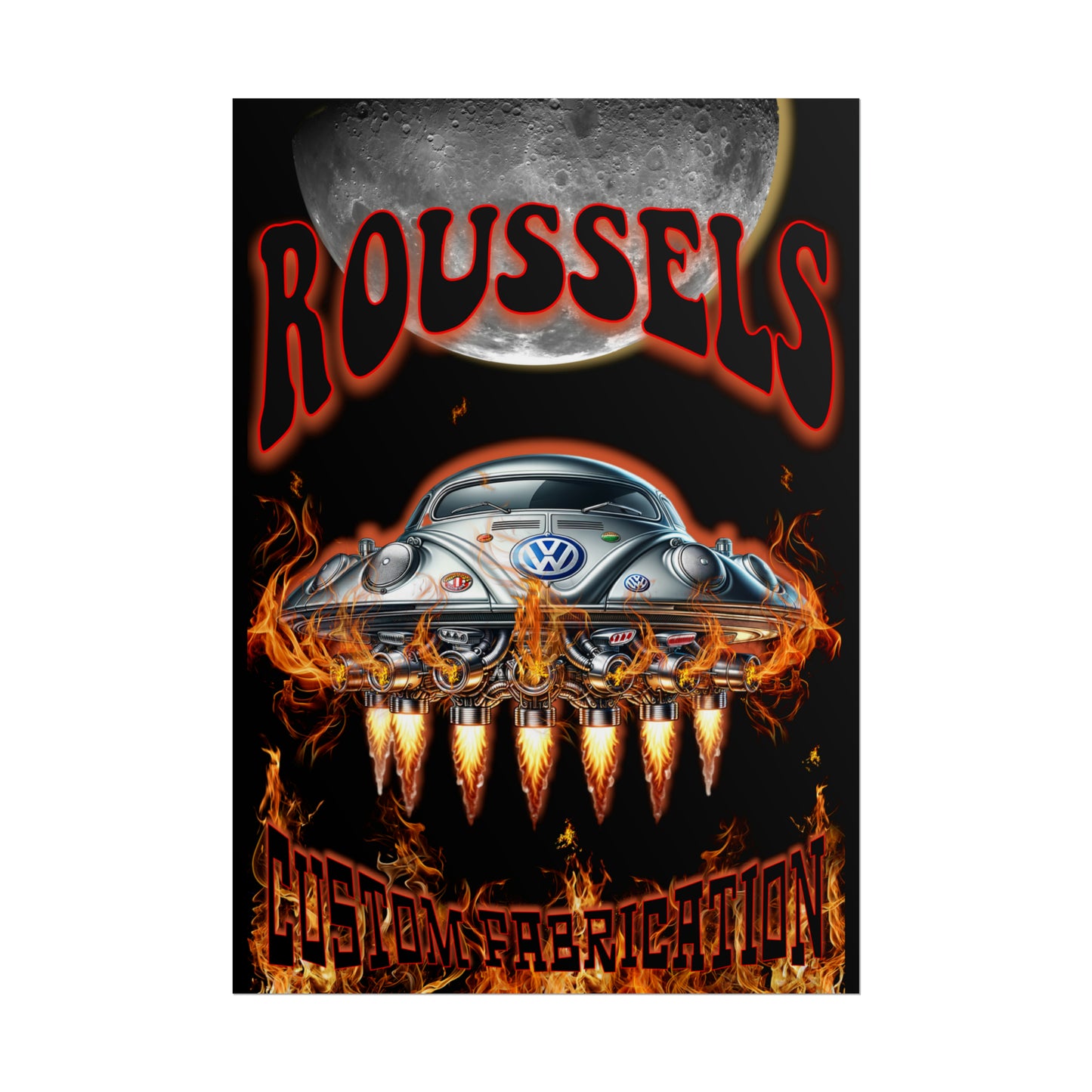 ROUSSEL'S CUSTOM LIMITED EDITION Rolled Posters