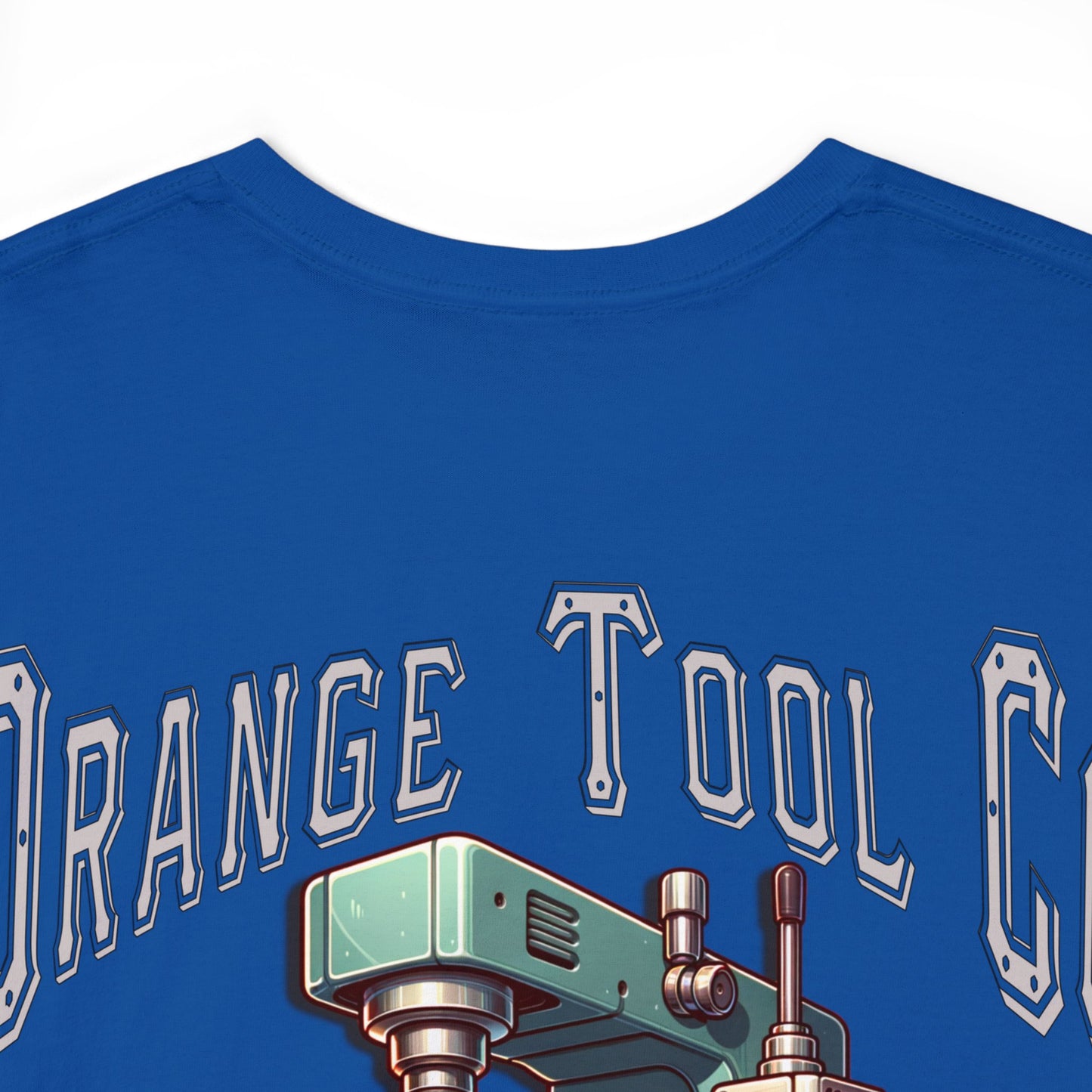ORANGE TOOL ON BACK Unisex Heavy Cotton Tee