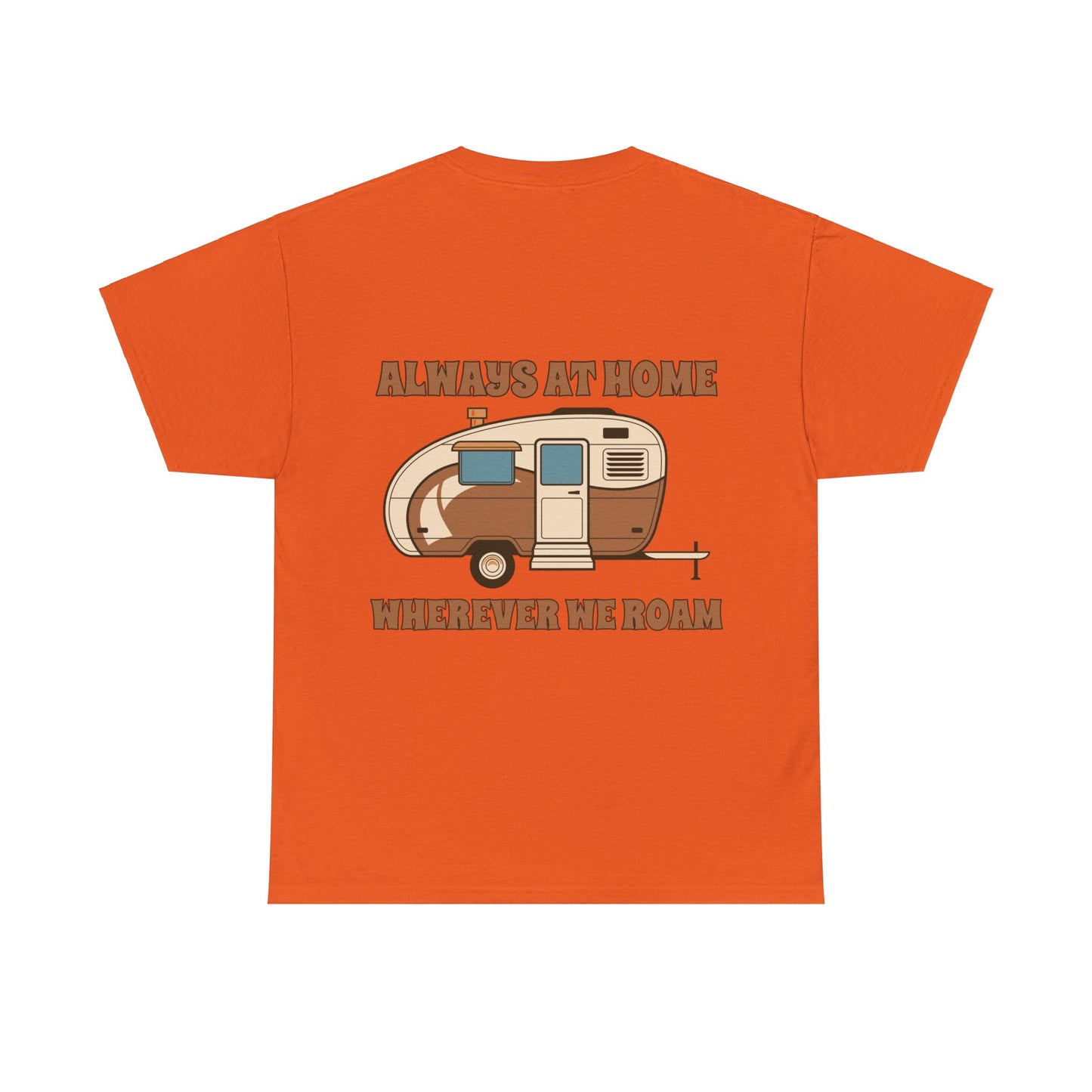 CAMPING ON BACK Unisex Heavy Cotton Tee