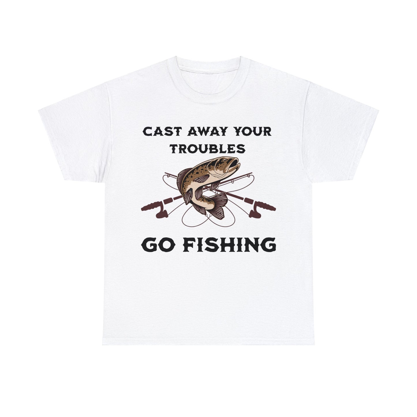FISHING 3 Unisex Heavy Cotton Tee