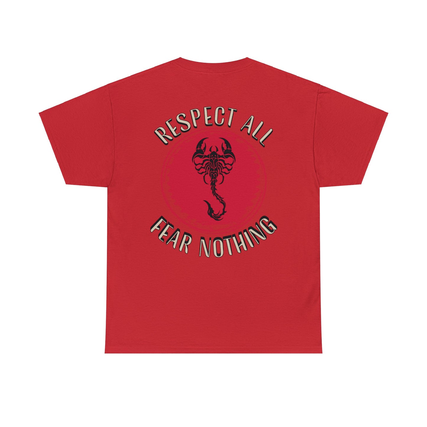 RESPECT ON BACK Unisex Heavy Cotton Tee