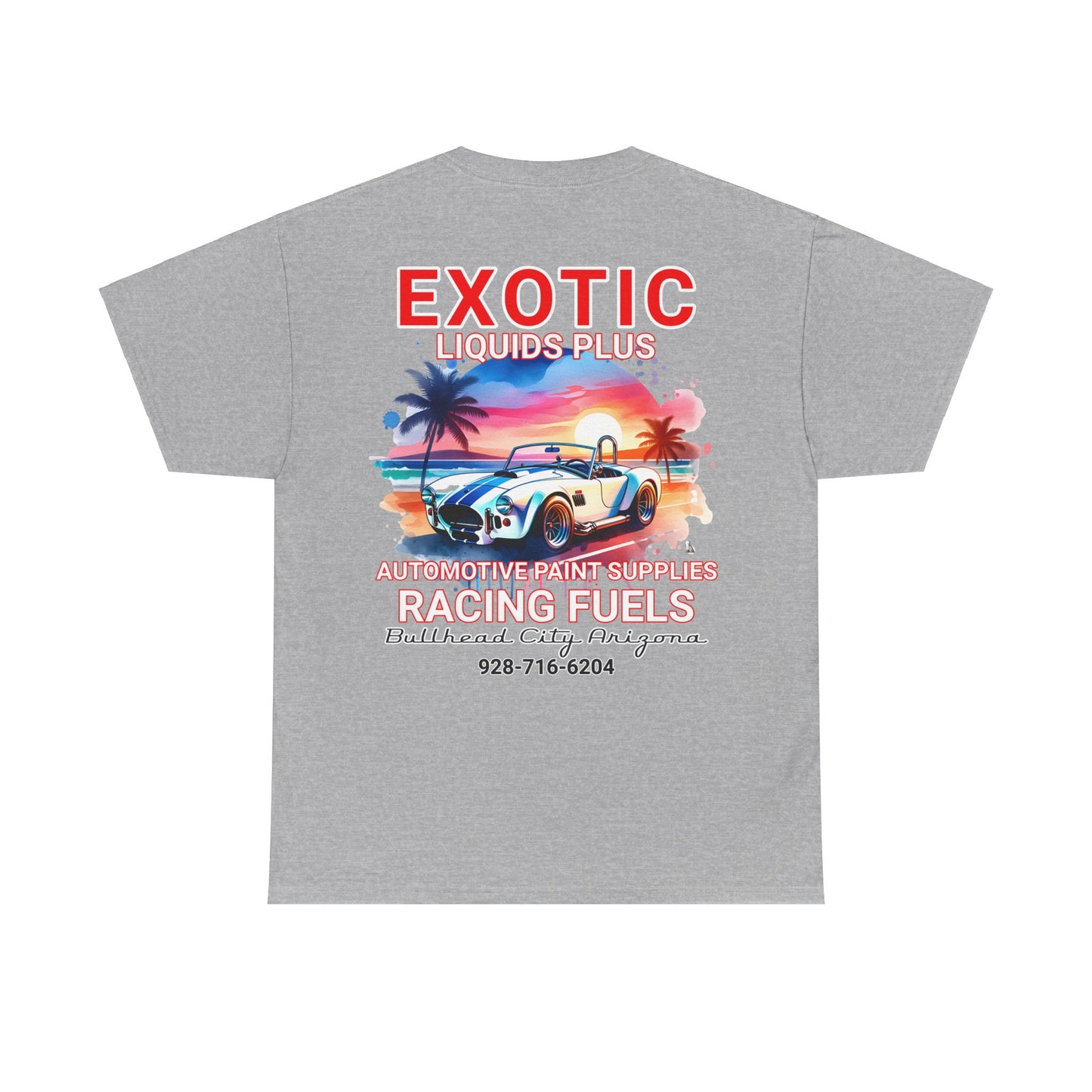EXOTIC. BACK Unisex Heavy Cotton Tee