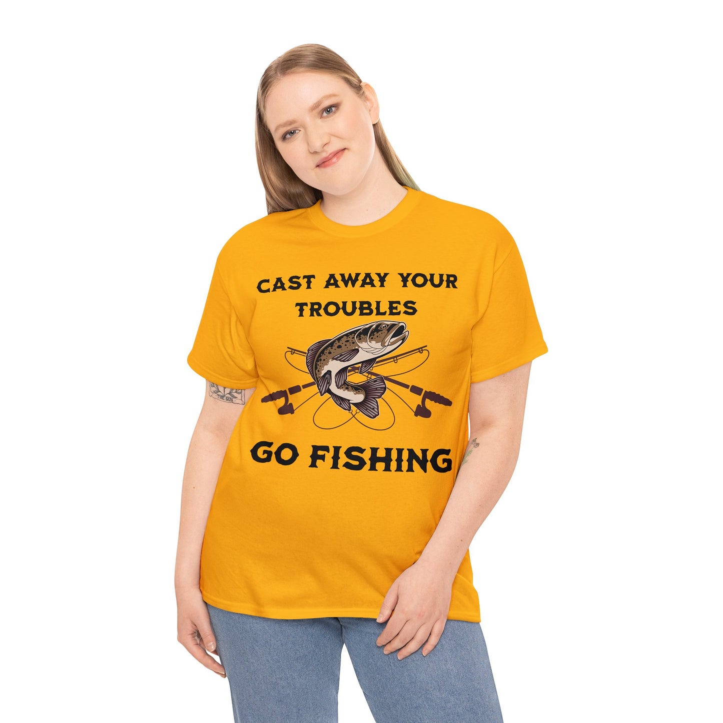 FISHING 4 Unisex Heavy Cotton Tee
