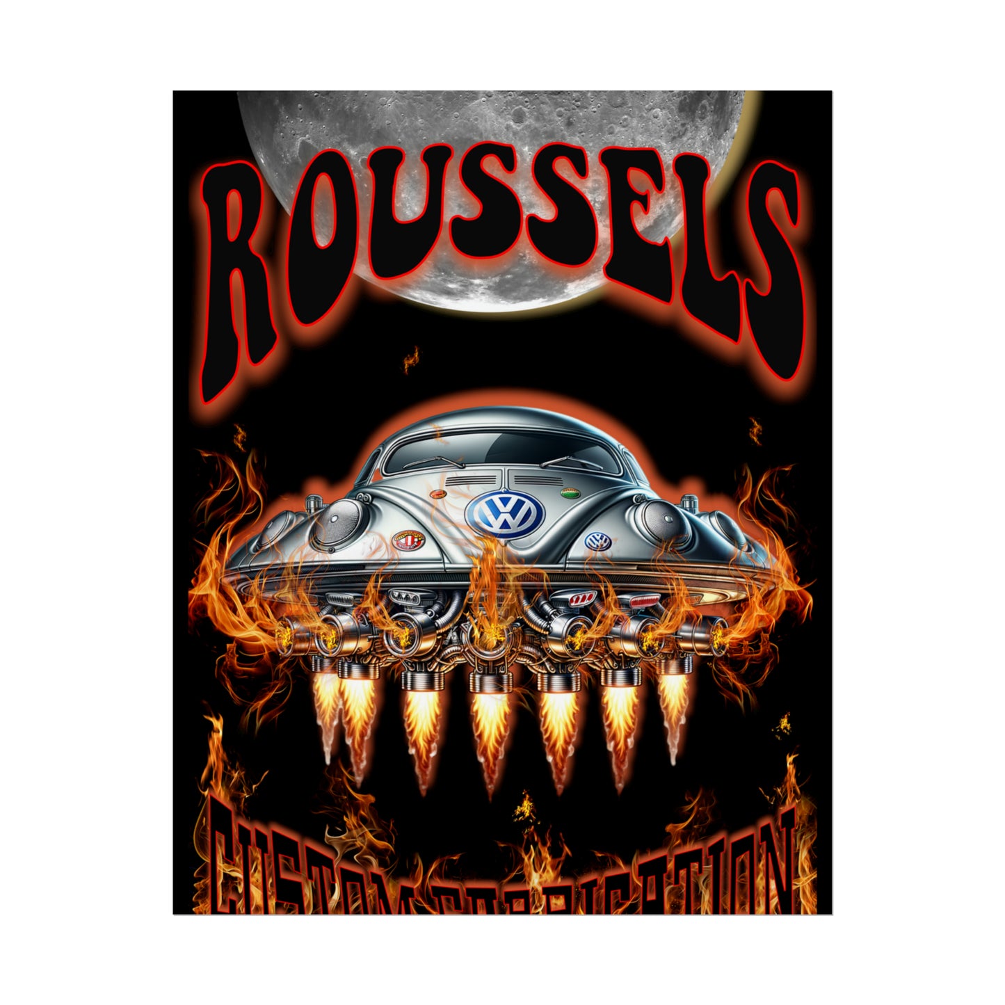 ROUSSEL'S CUSTOM LIMITED EDITION Rolled Posters