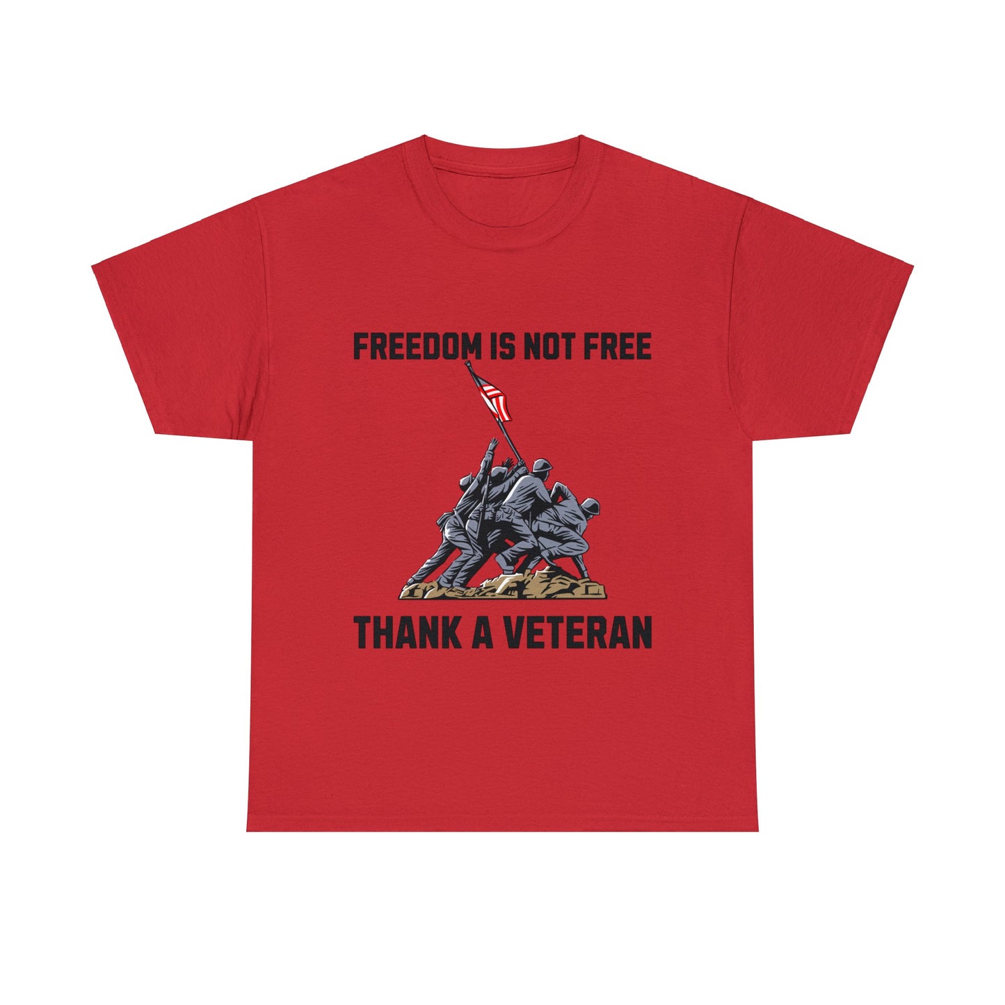 RED SHIRT FRIDAY ON FRONT 5 Unisex Heavy Cotton Tee