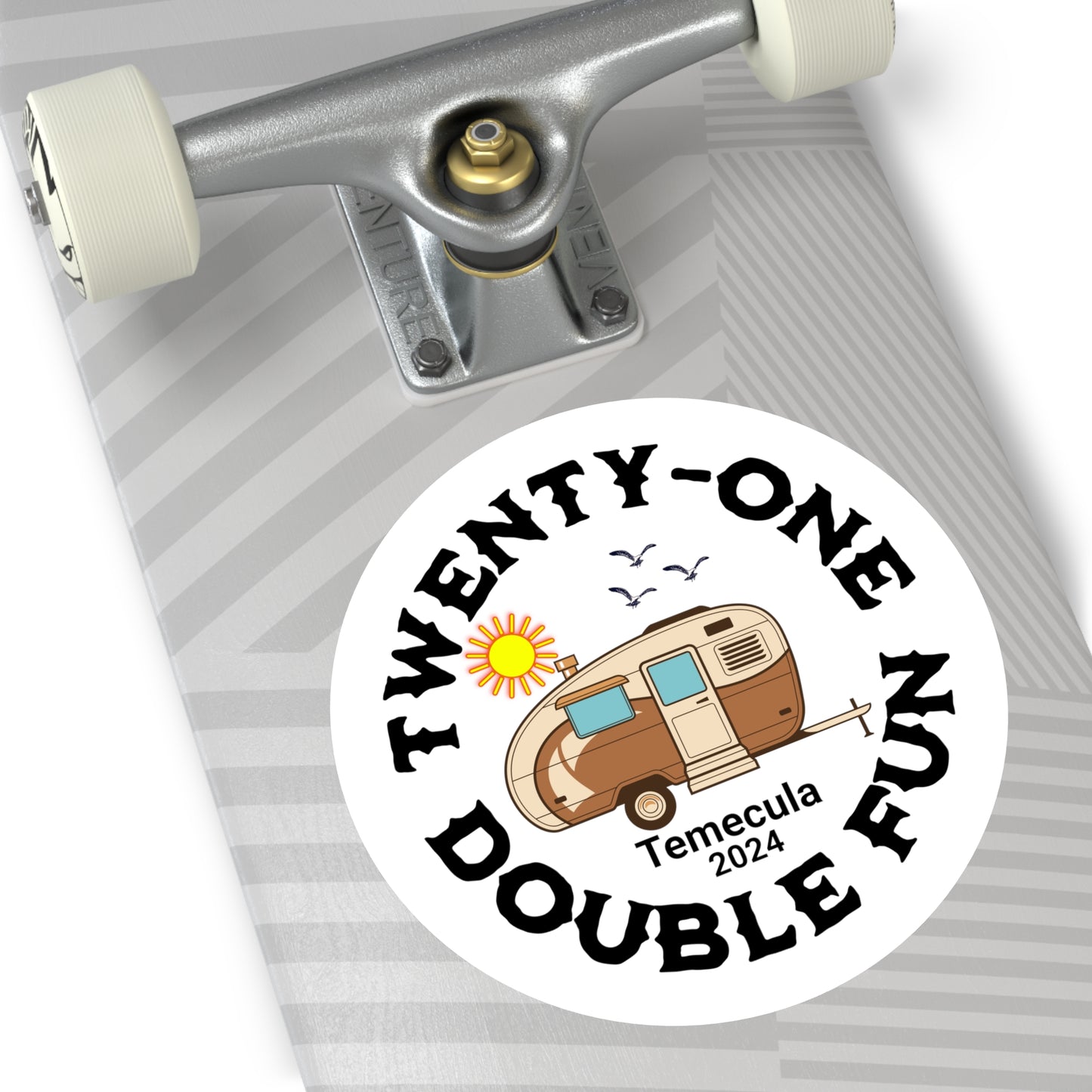 TWINS Round Stickers, Indoor\Outdoor