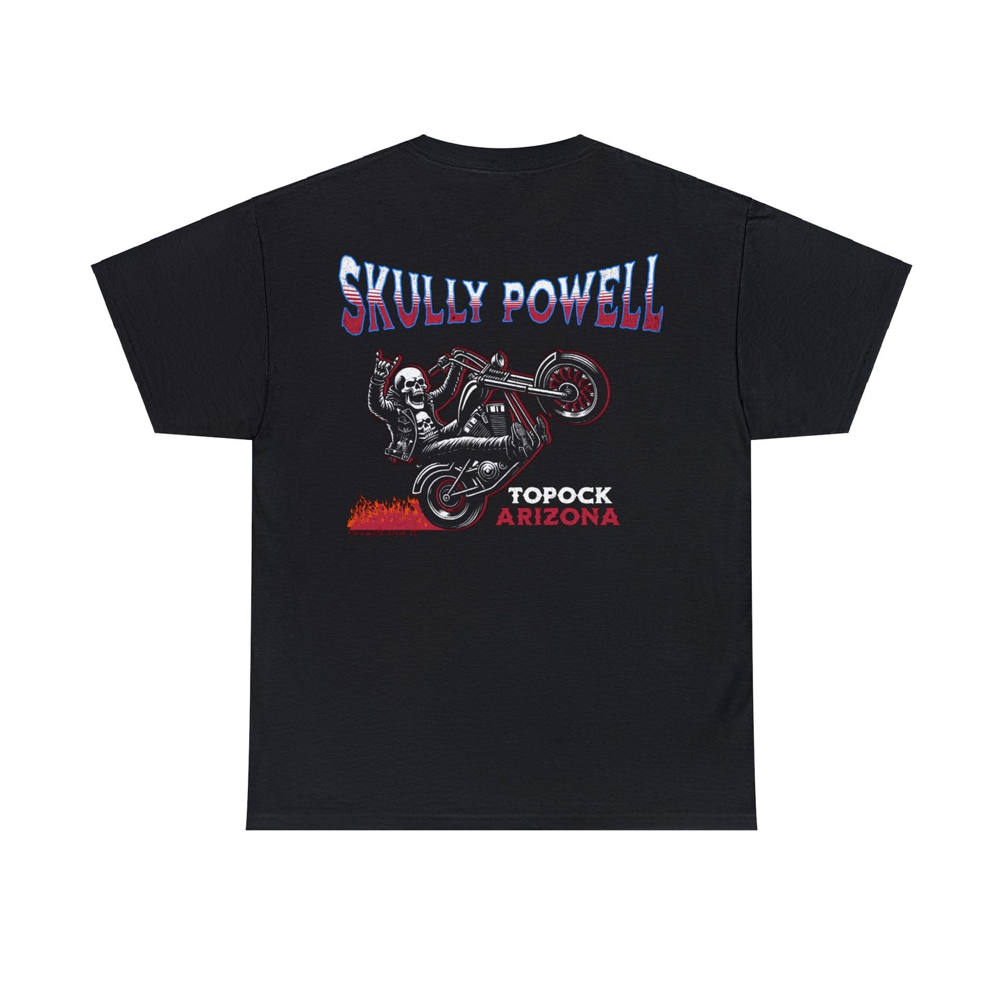 SKULLY ON BACK Unisex Heavy Cotton Tee