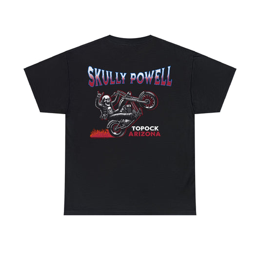 SKULLY ON BACK Unisex Heavy Cotton Tee